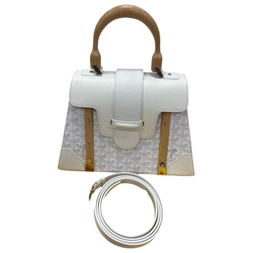 Goyard Saïgon leather handbag