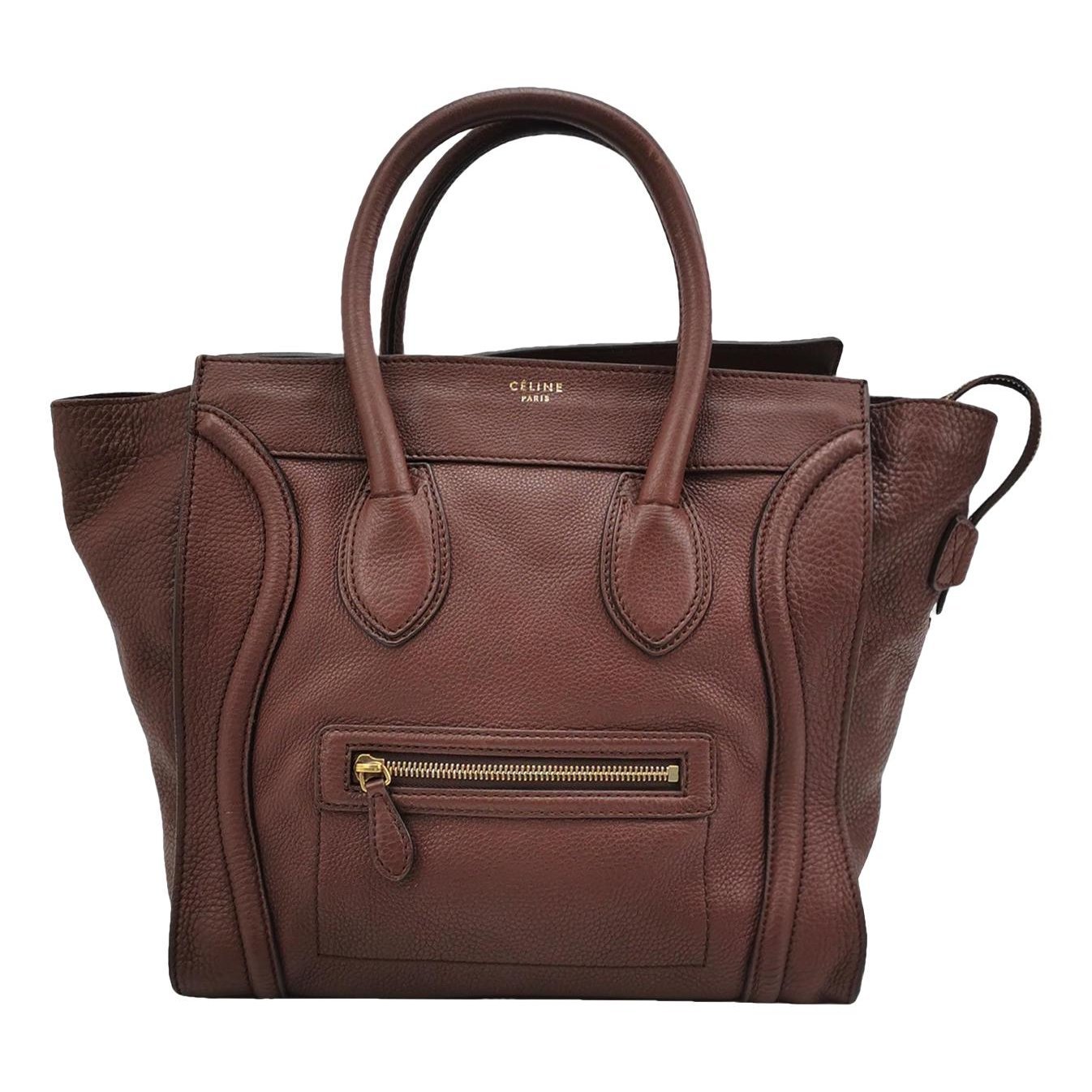 Luggage leather handbag