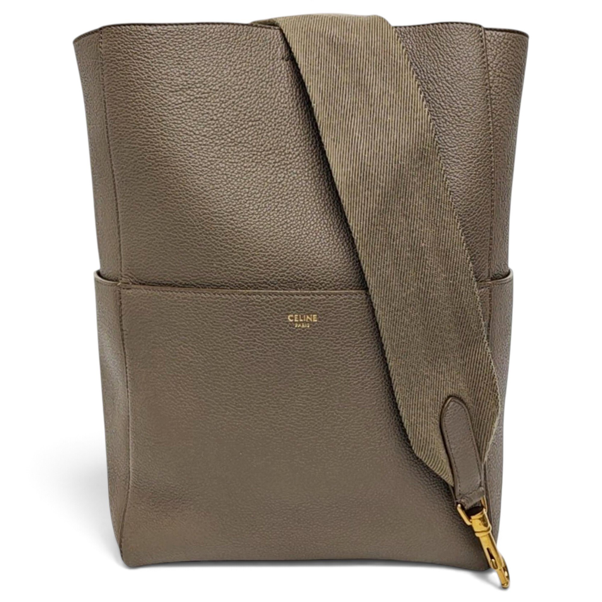 Seau Sangle leather tote