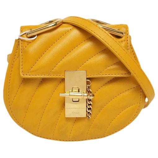 Drew leather handbag