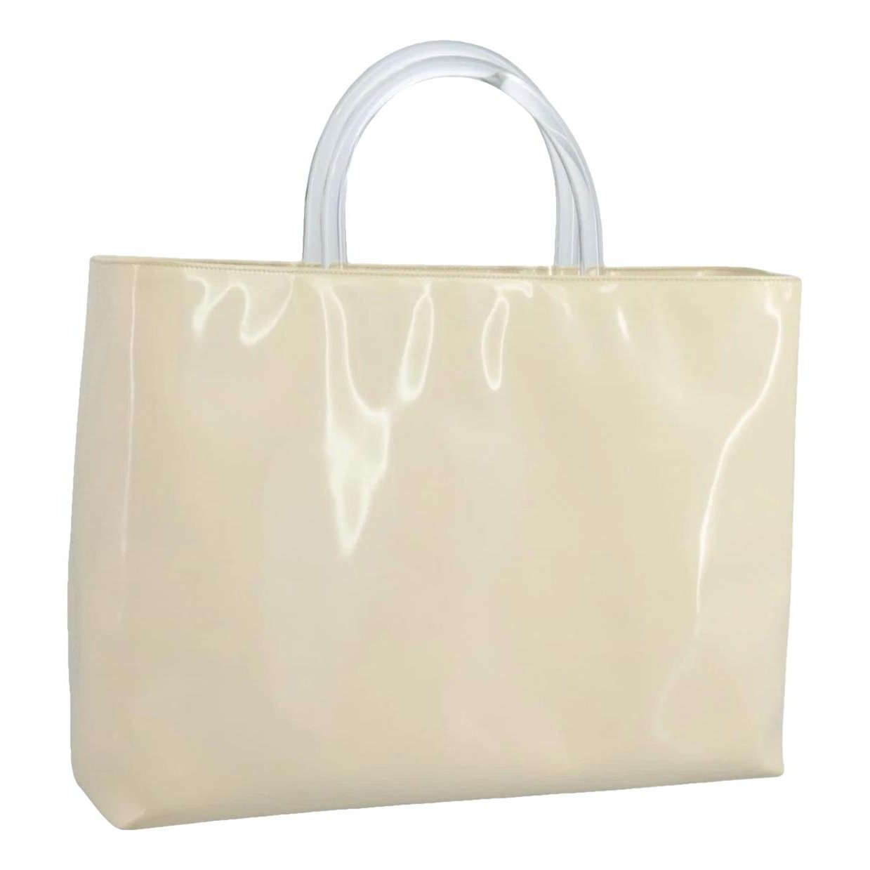 Patent leather handbag