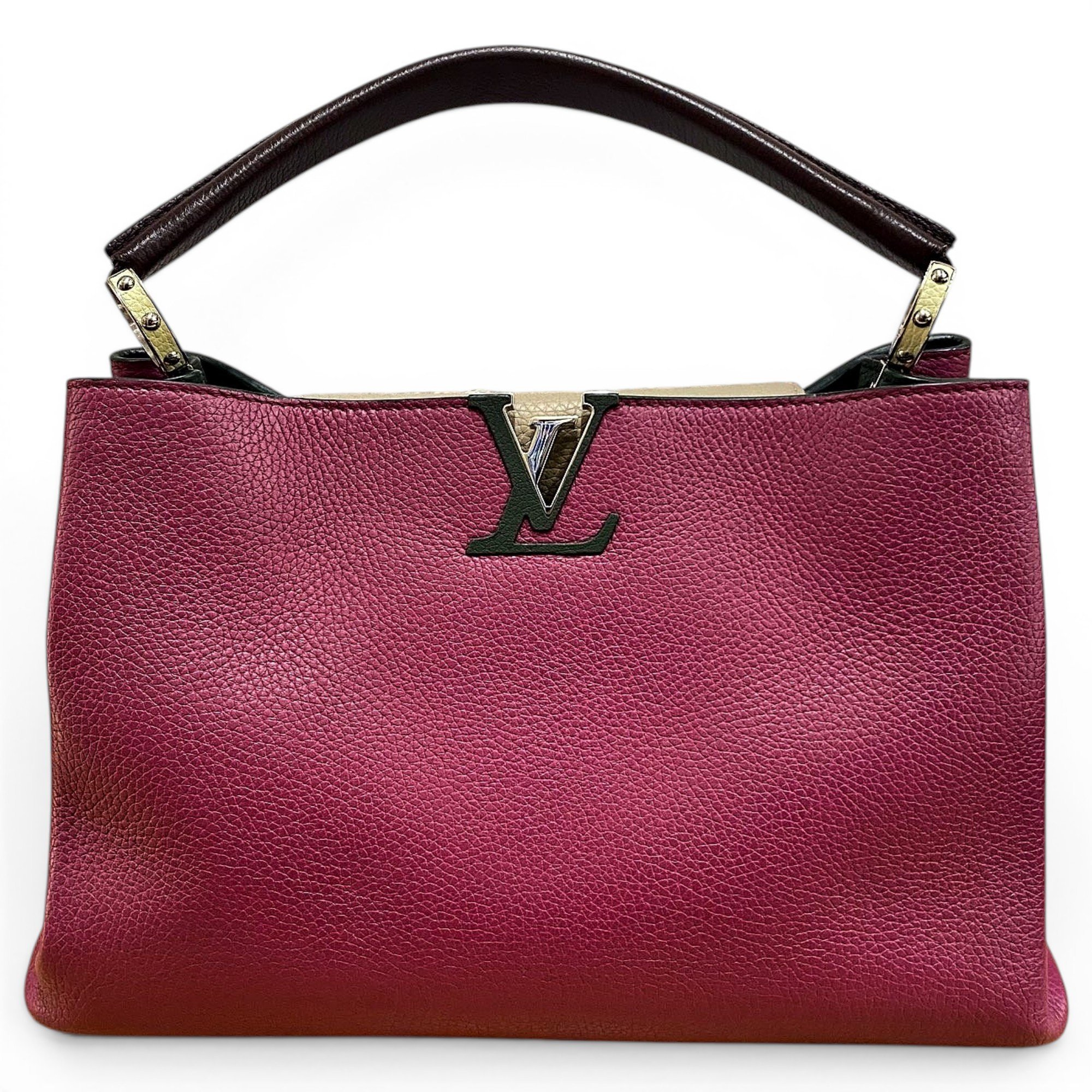 Capucines leather handbag