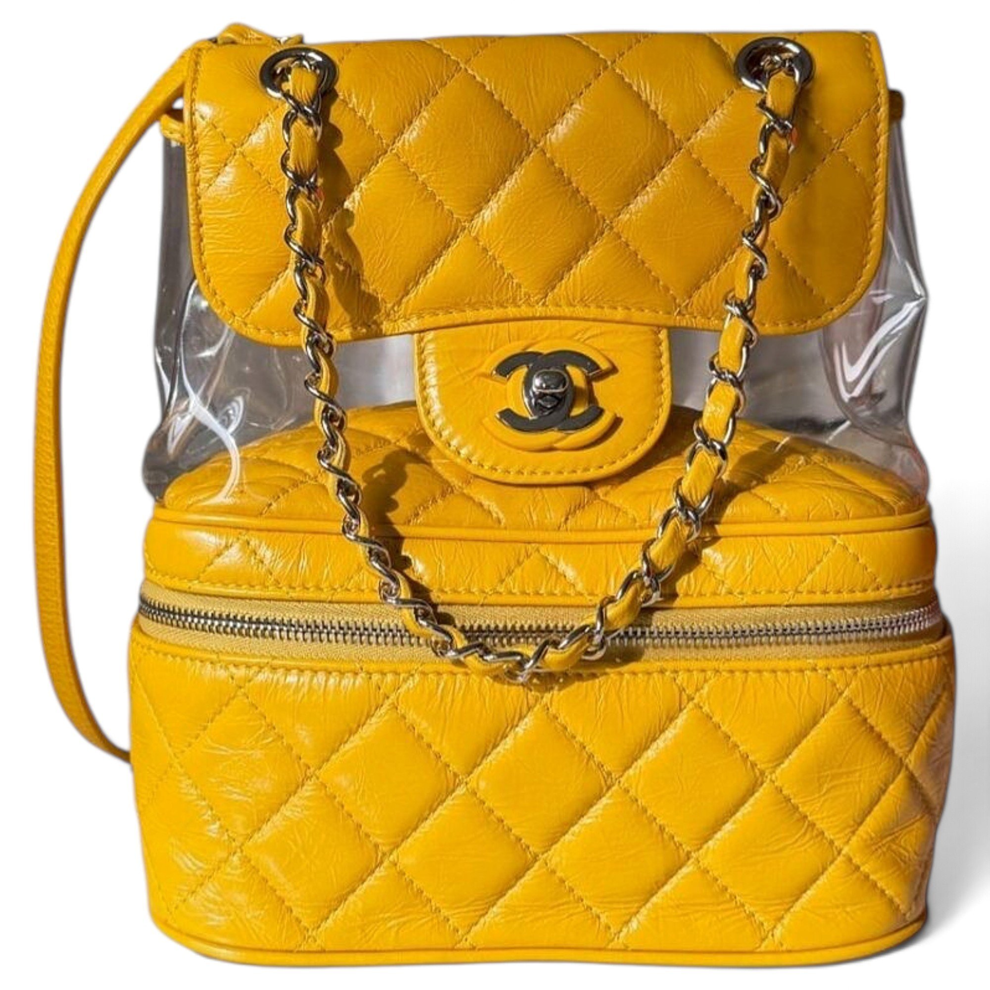 Leather backpack
