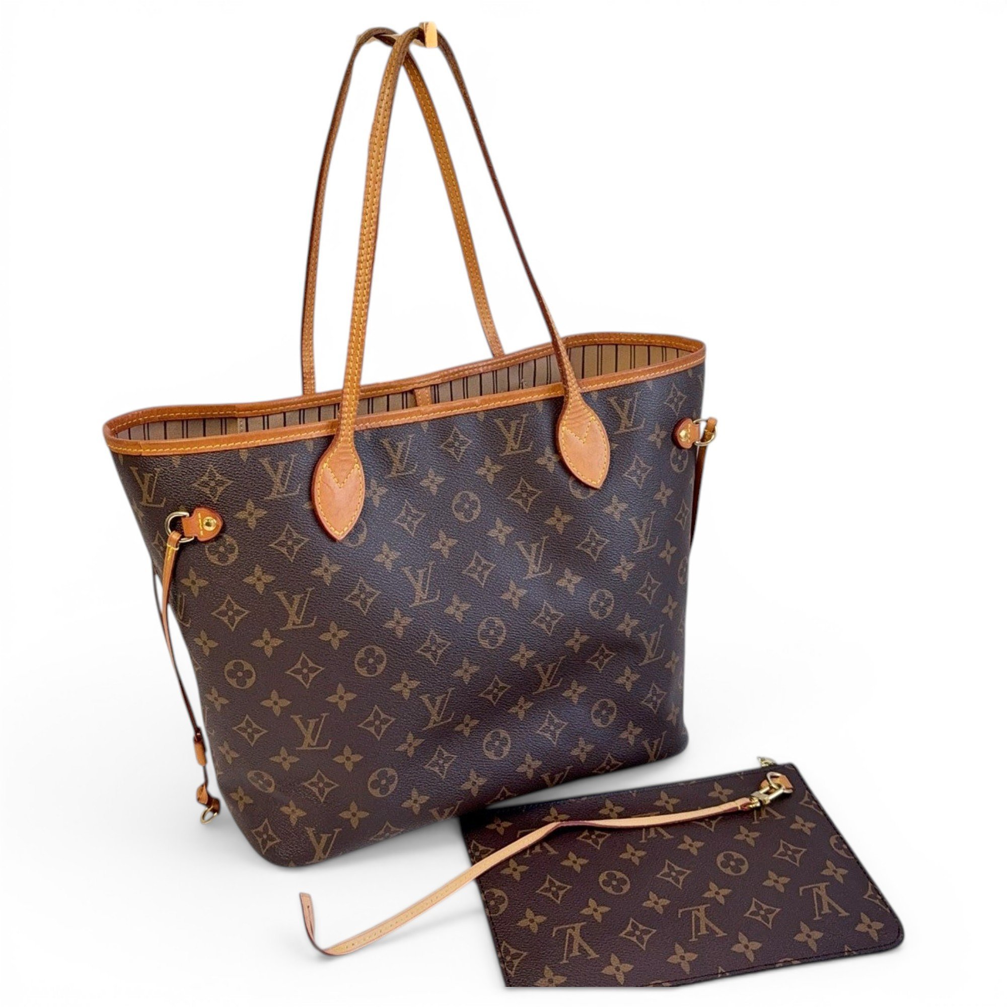 Neverfull leather handbag
