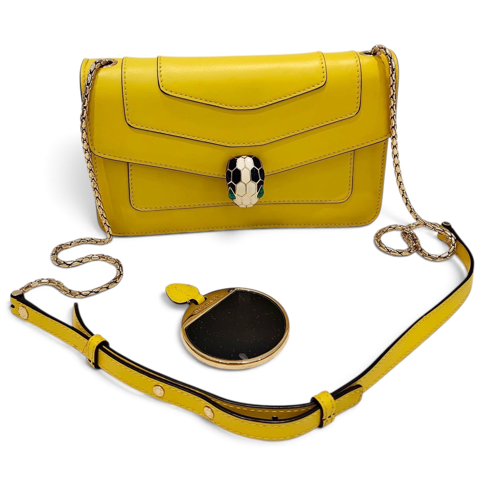 Serpenti leather crossbody bag