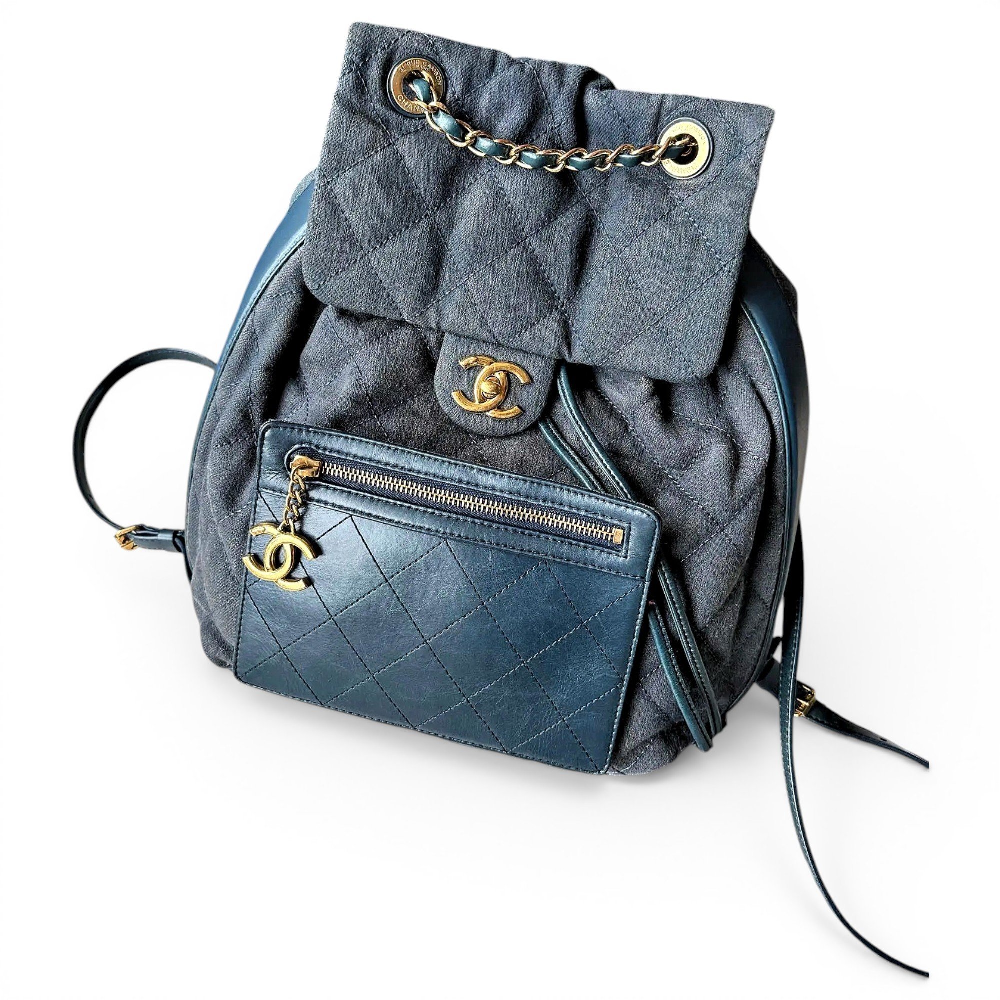 Mountain leather backpack
