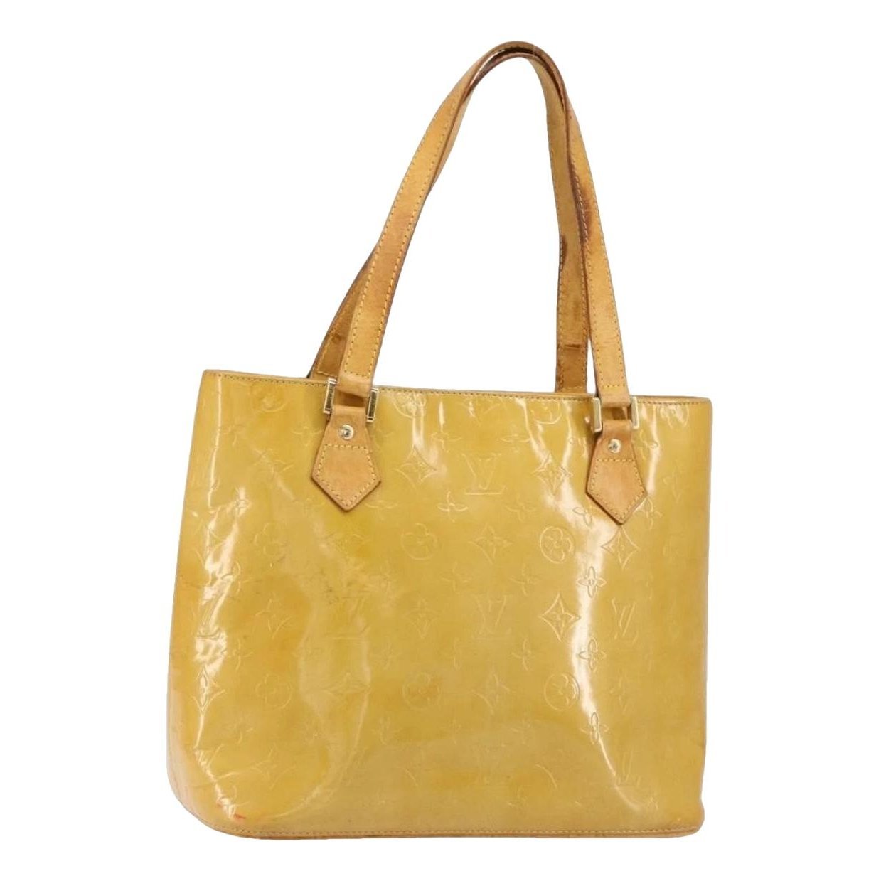 Patent leather handbag