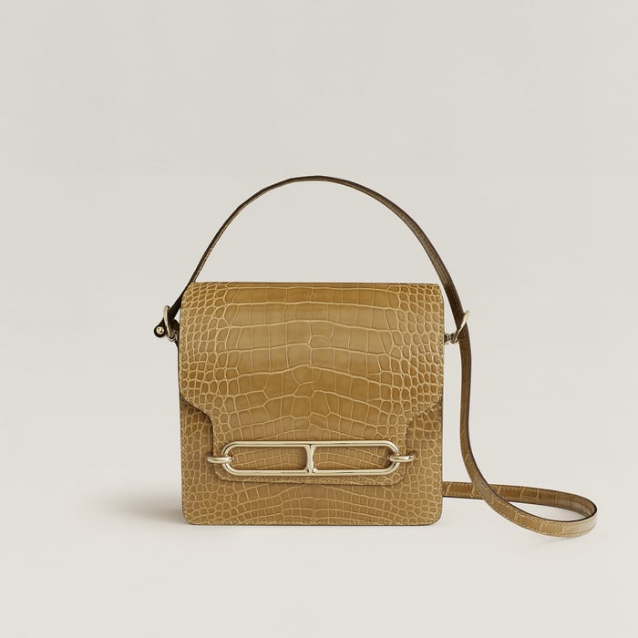 Beige Sable Roulis Mini Bag