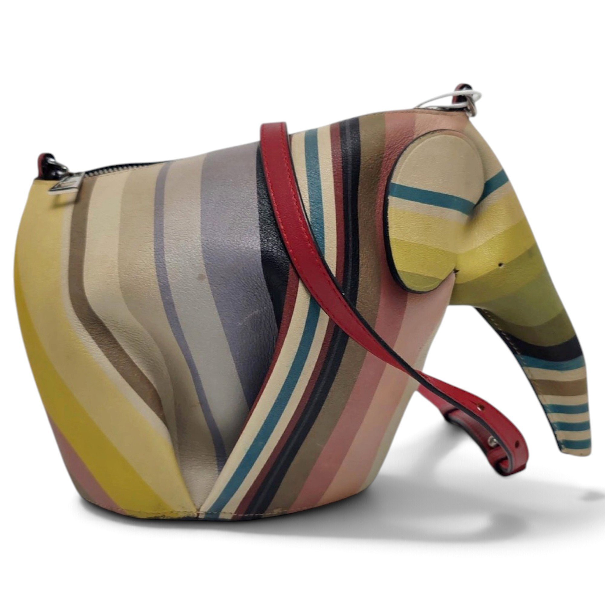 Animals leather crossbody bag