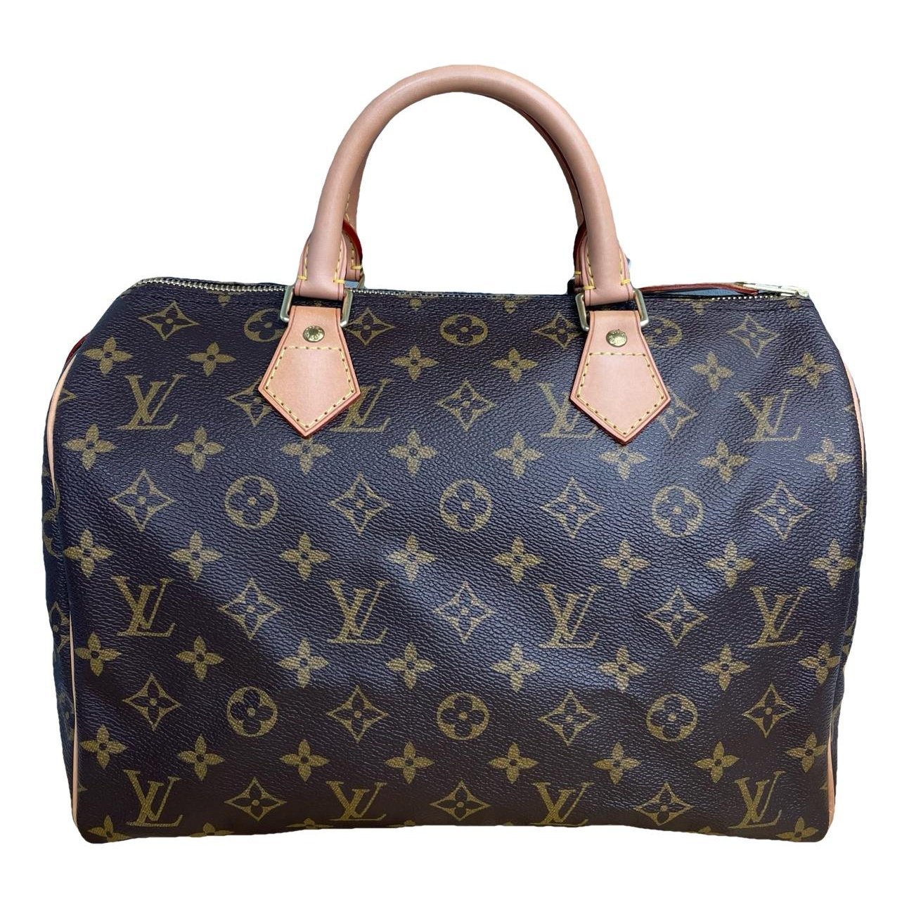 Speedy leather handbag
