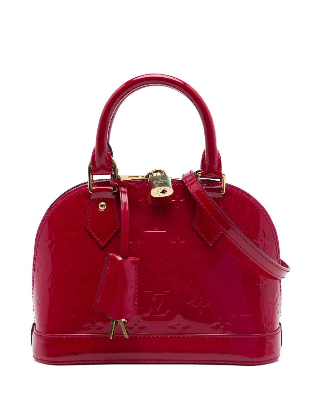 2013 Monogram Vernis Alma BB satchel