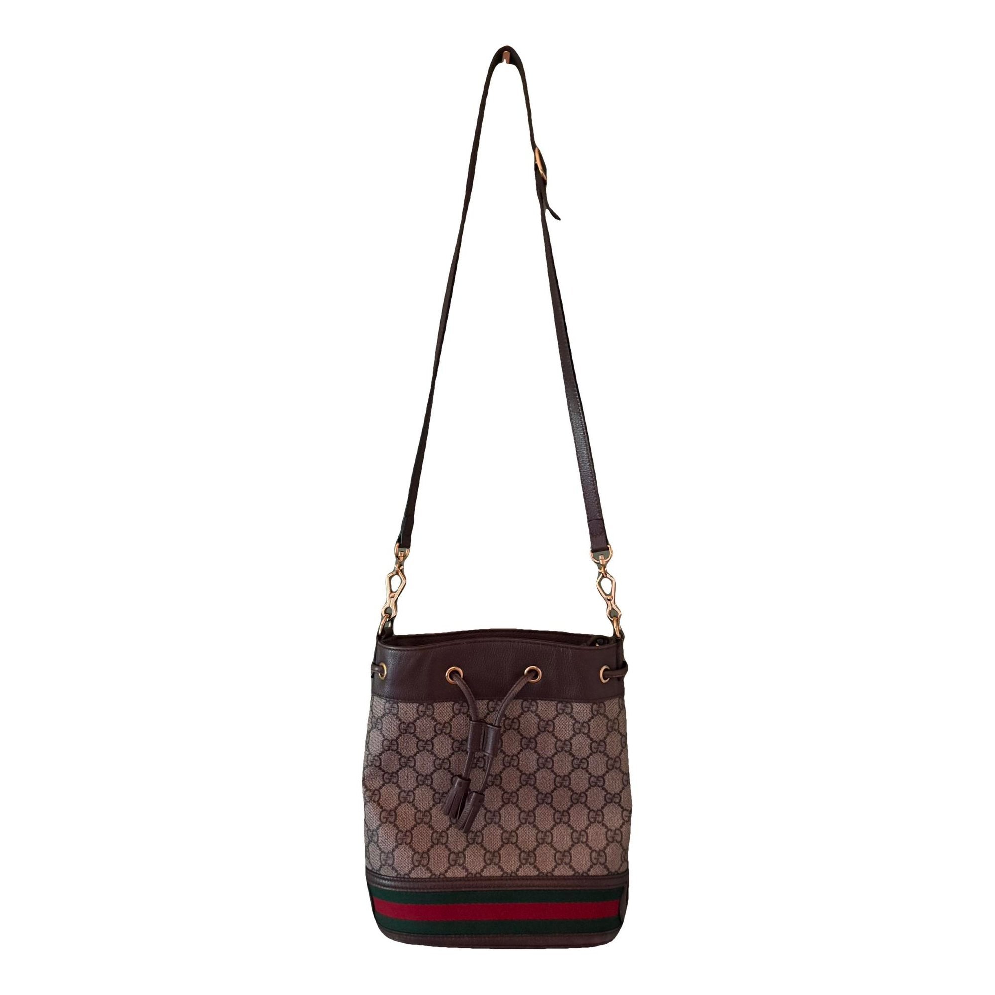 Ophidia Bucket leather crossbody bag