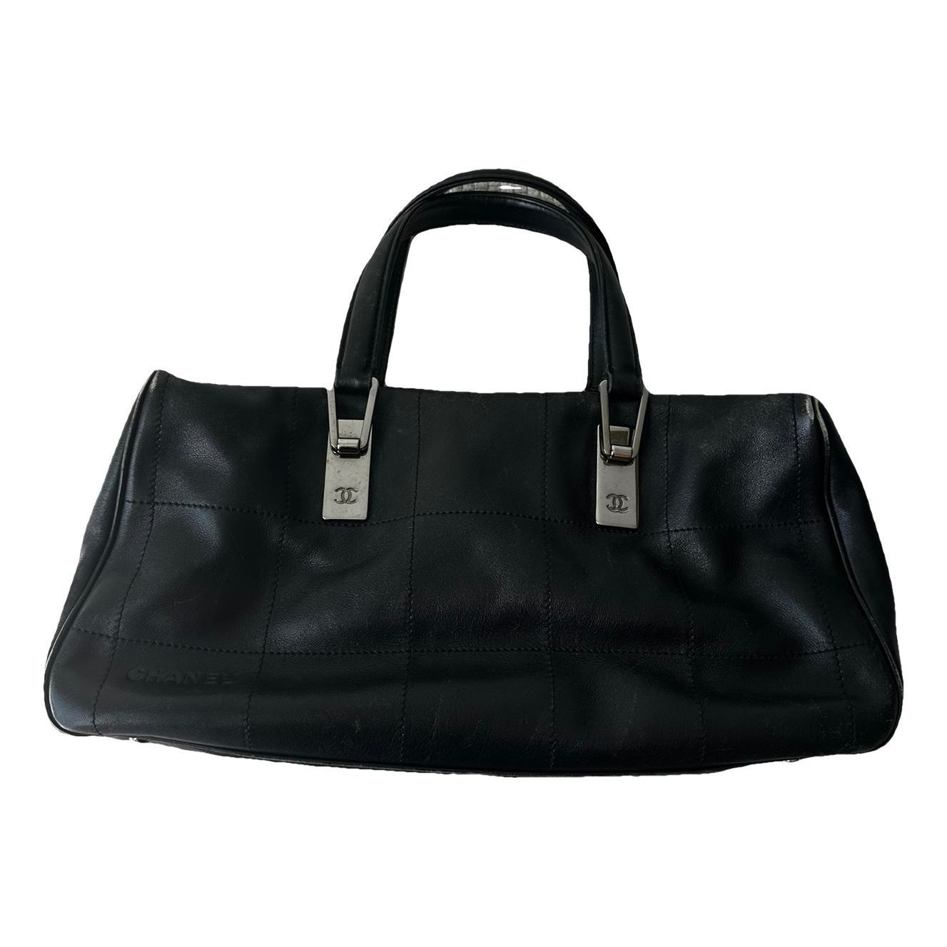Leather bowling bag