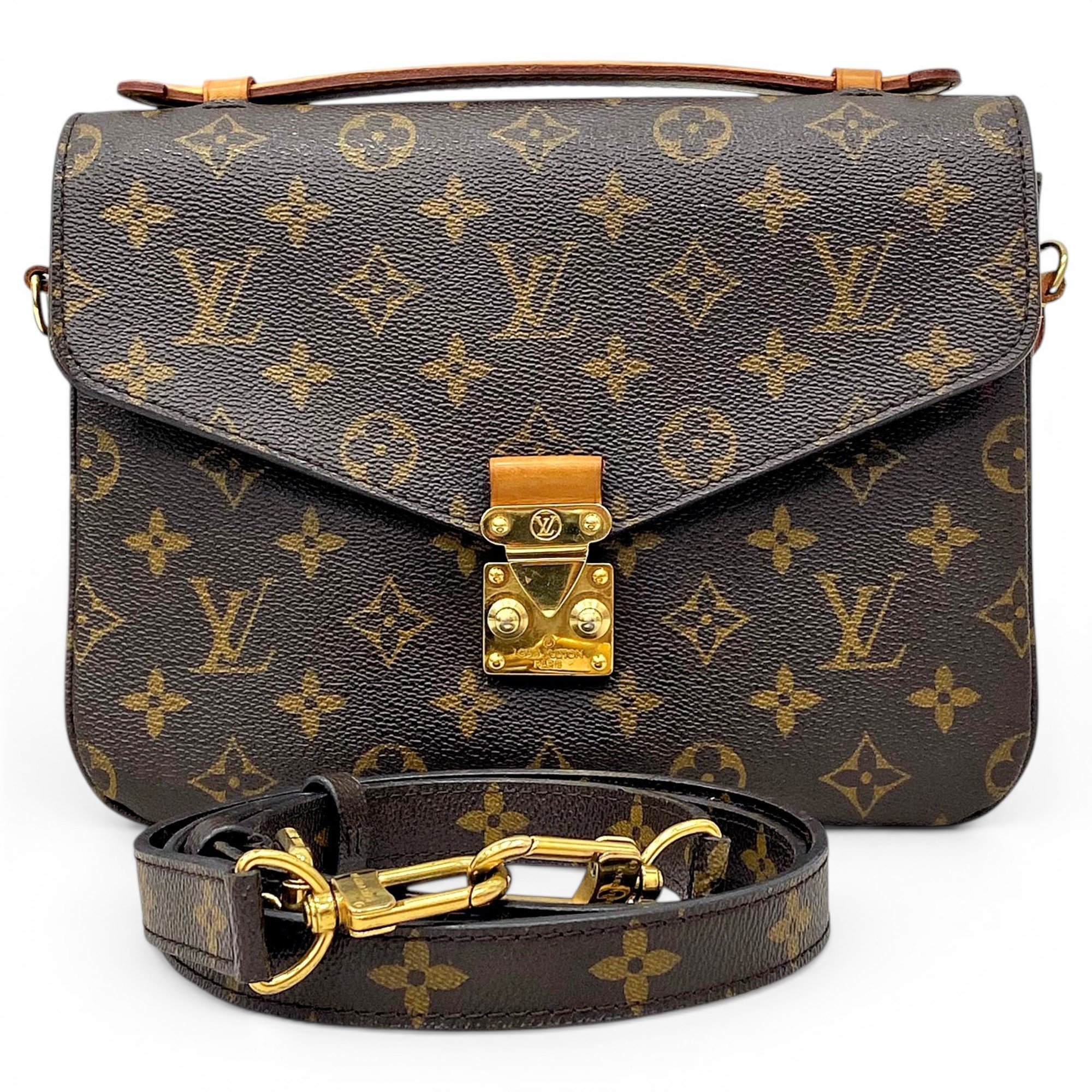 Metis leather handbag