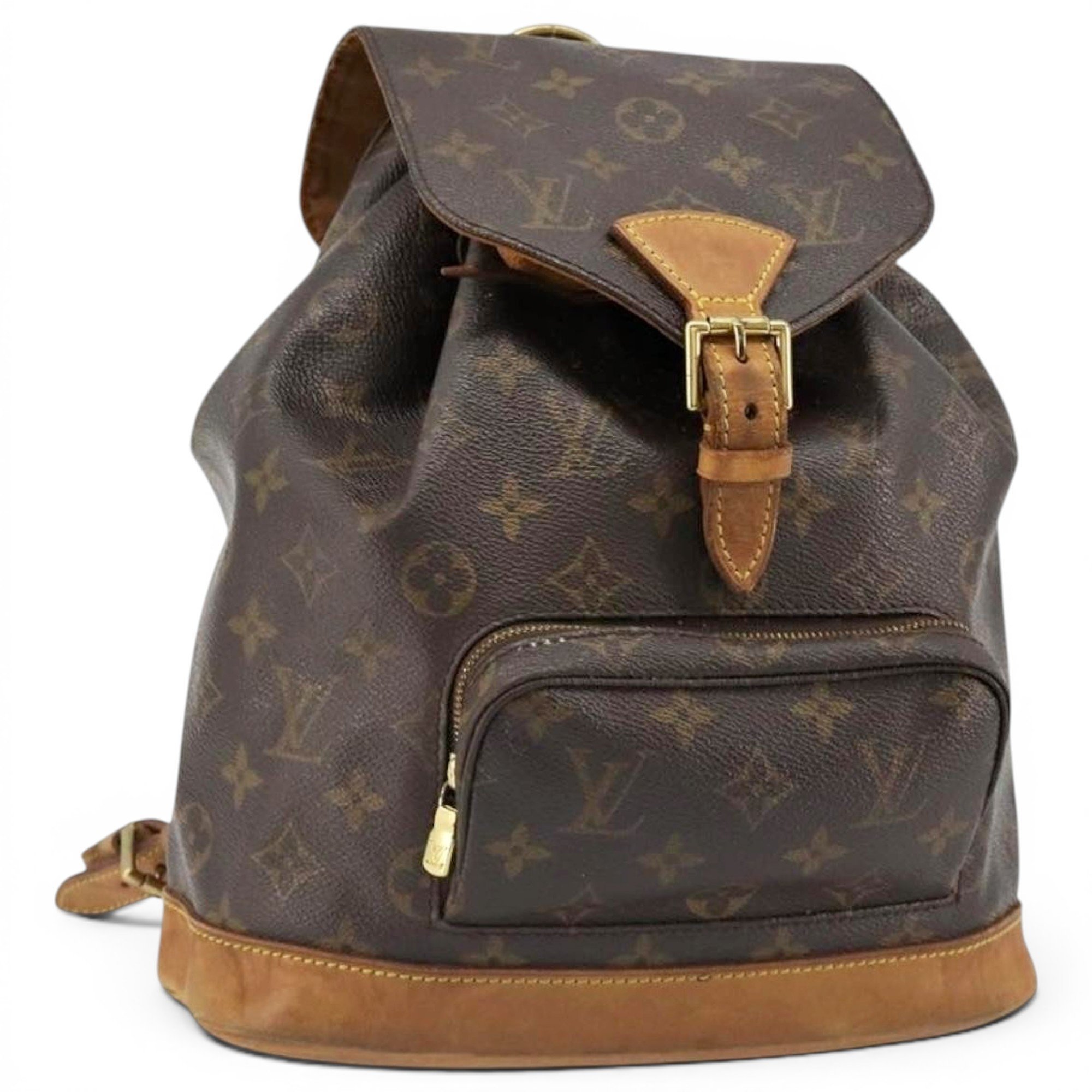 Montsouris leather backpack
