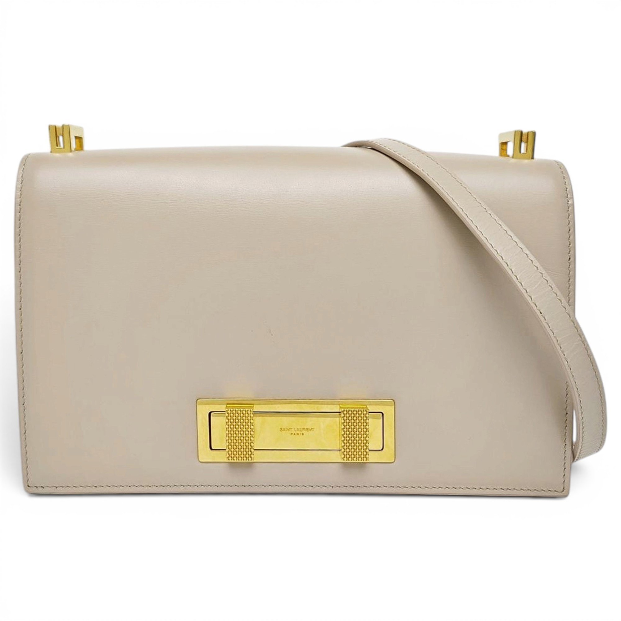 Domino leather crossbody bag