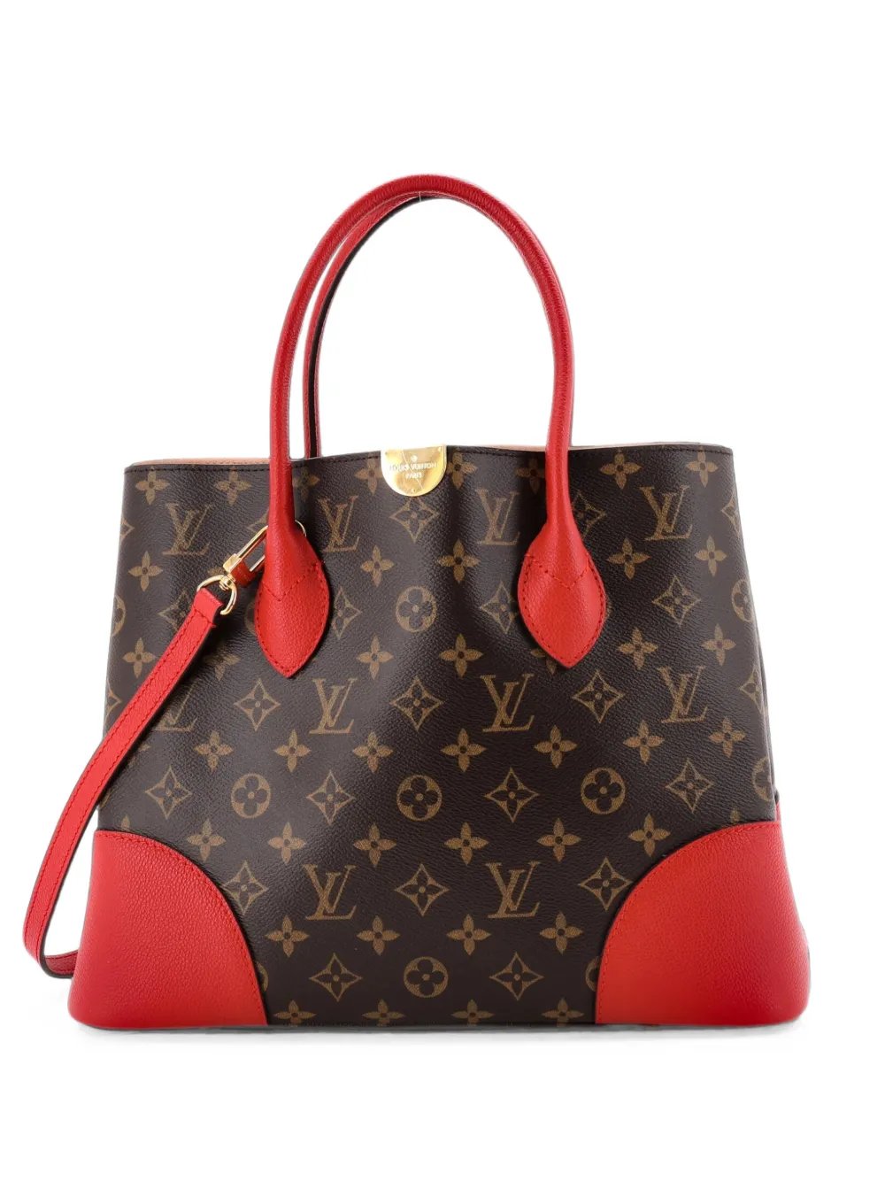 Flandrin Handbag Monogram Canvas and Leather tote bag