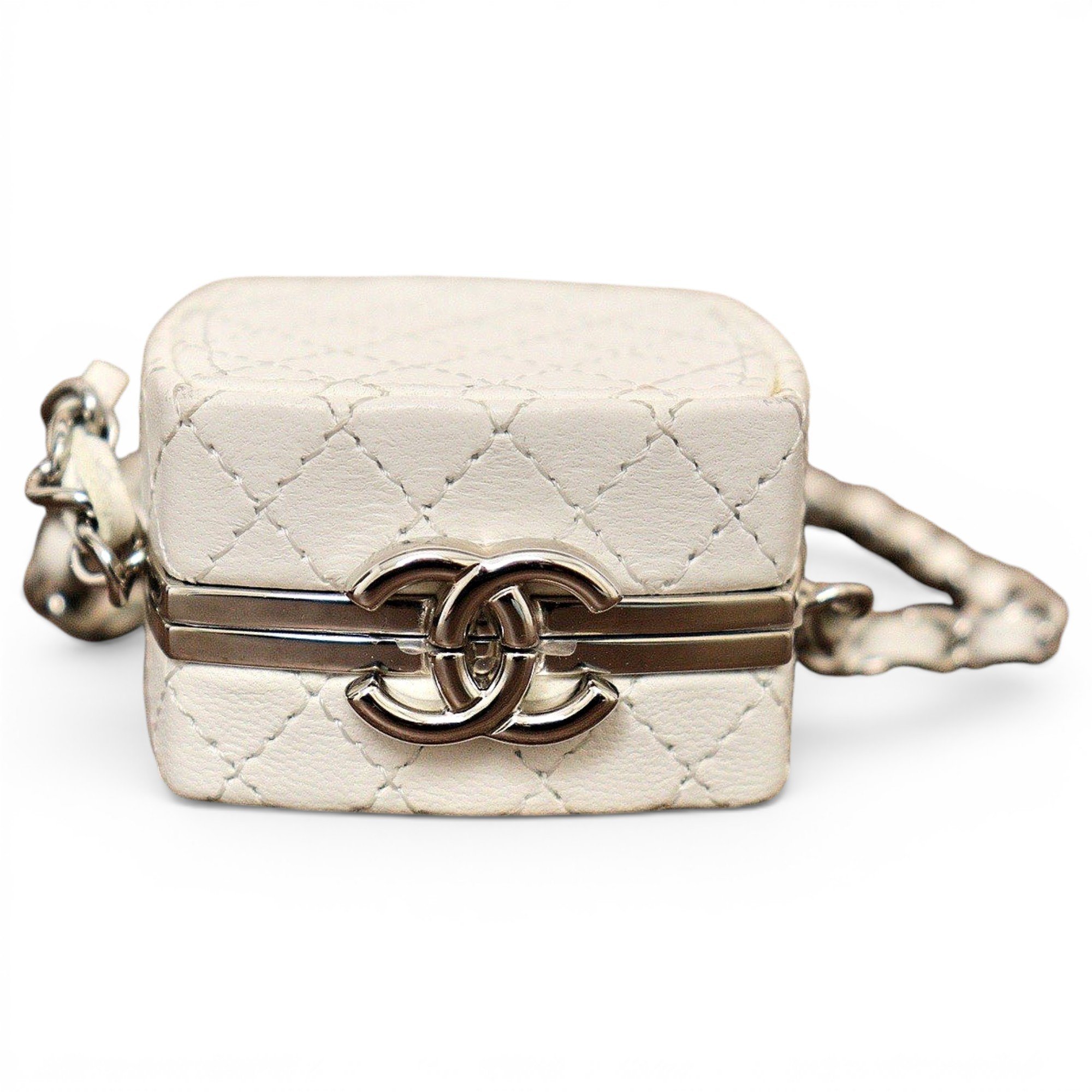 Vanity leather handbag