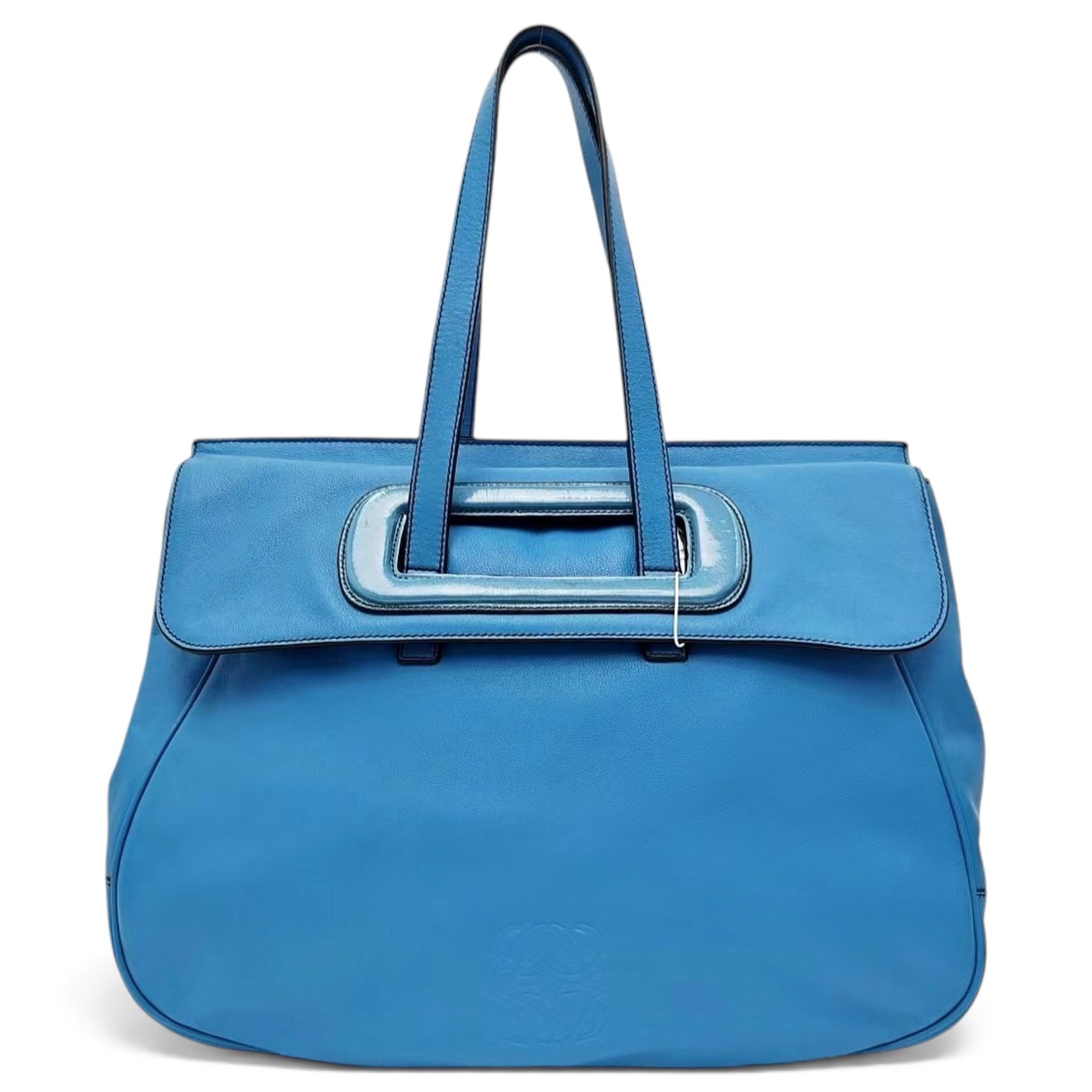 Anagram leather handbag
