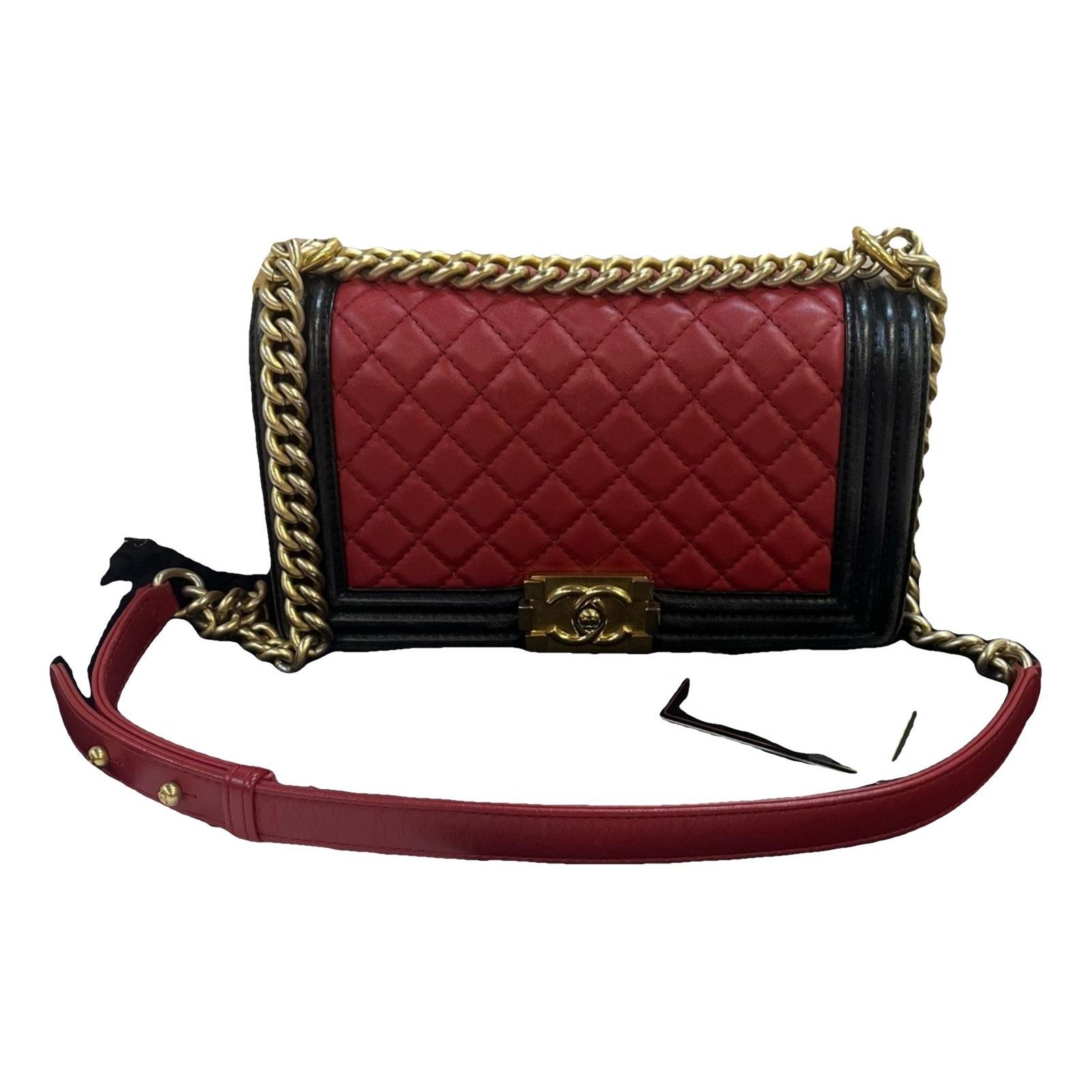 Boy leather handbag