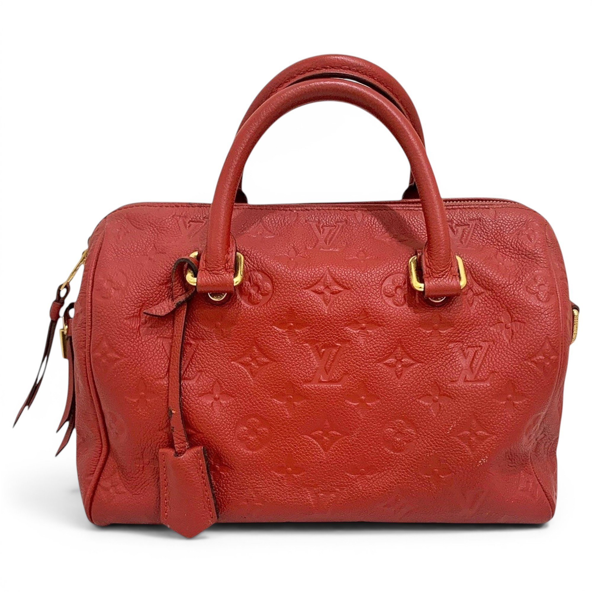 Speedy leather handbag