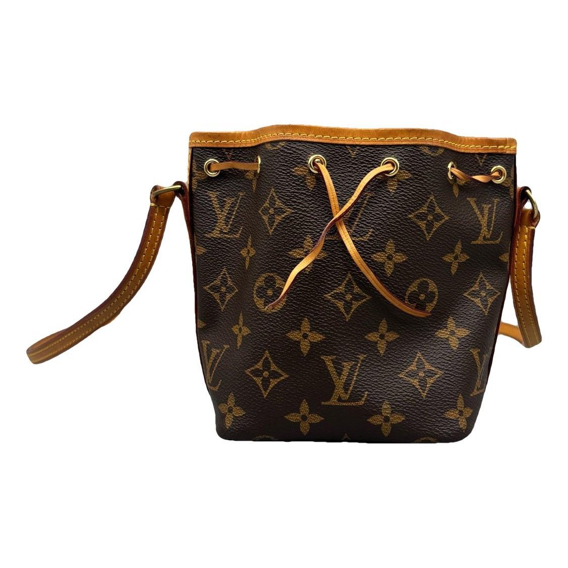 Nano Noé leather handbag