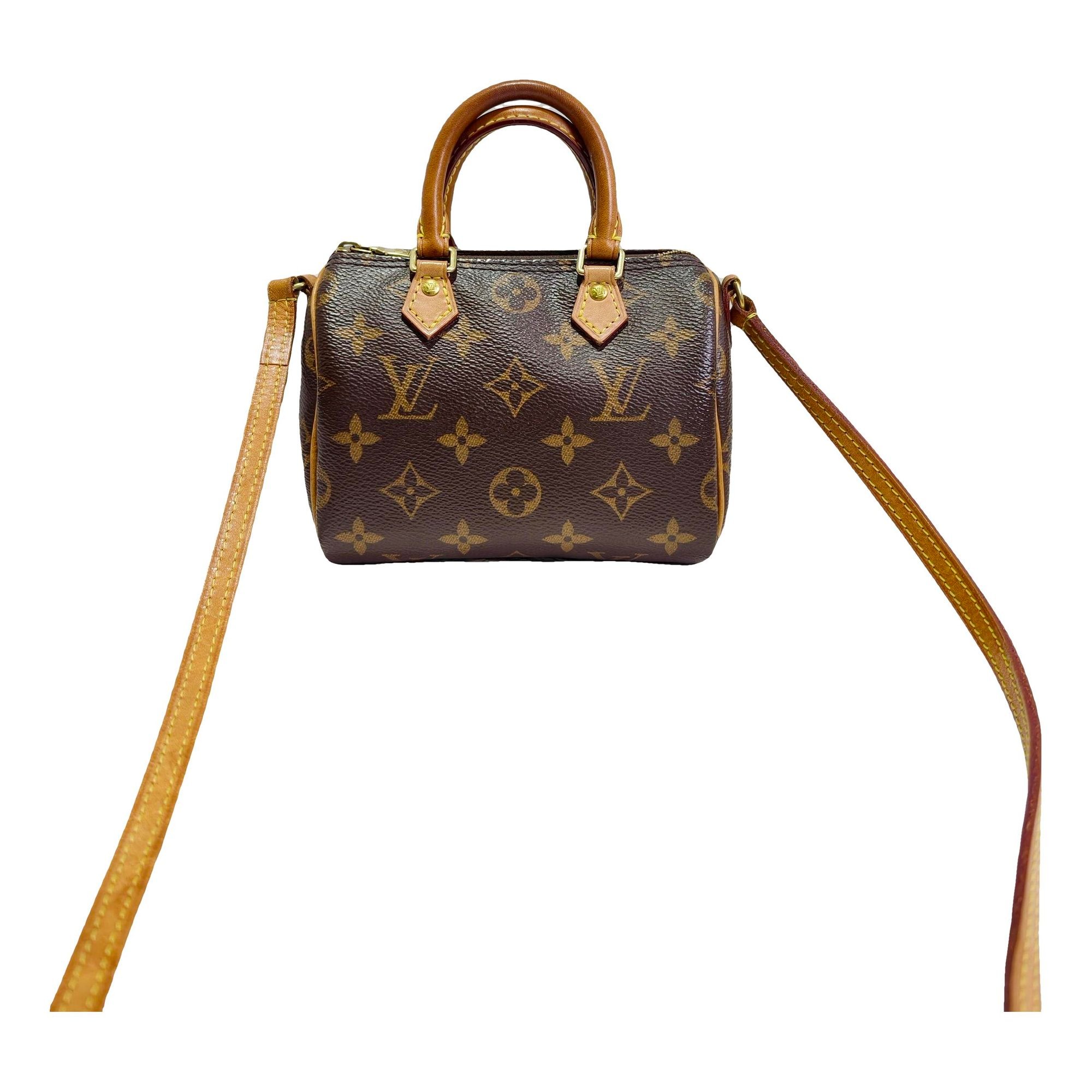 Nano Speedy / Mini HL leather handbag
