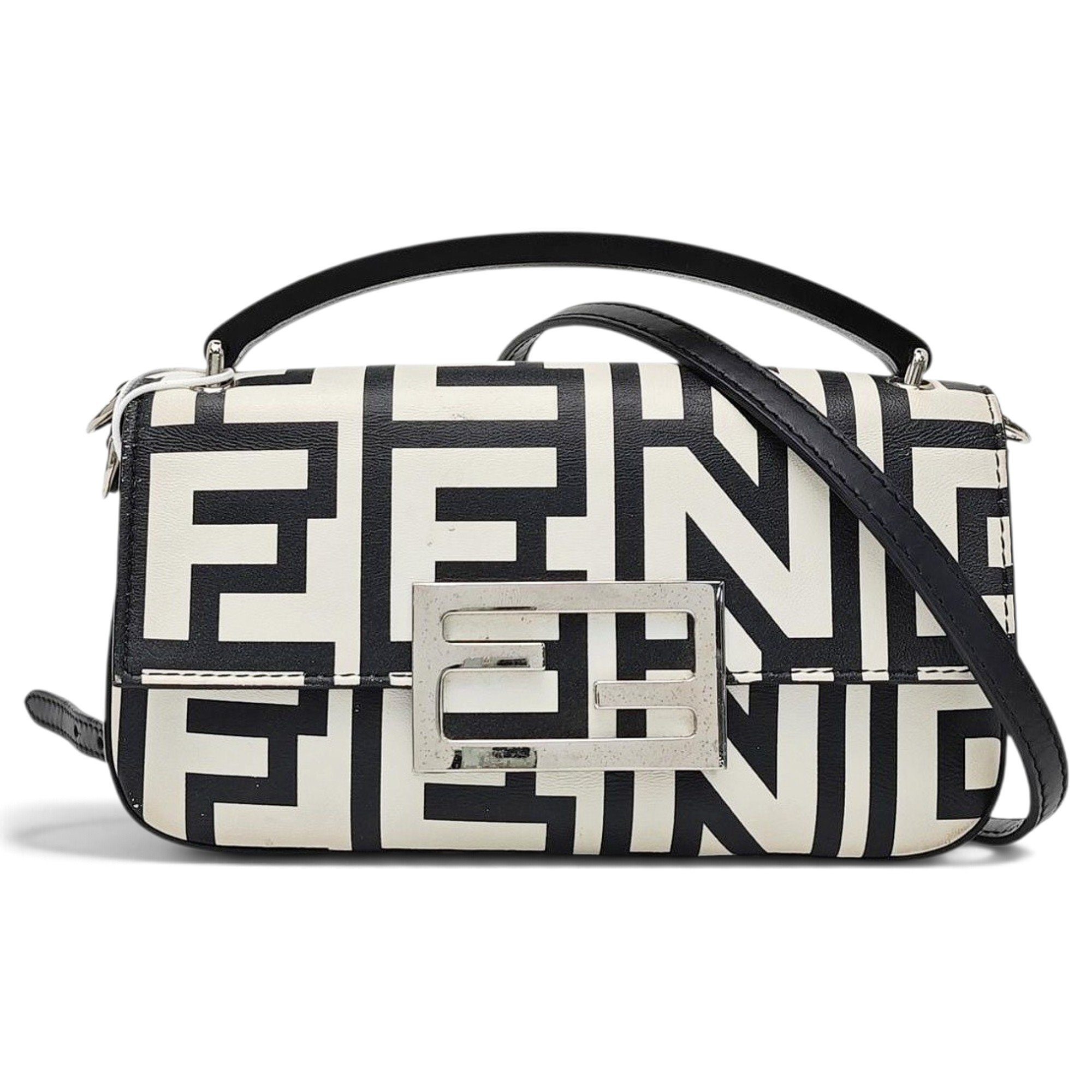 Baguette leather handbag