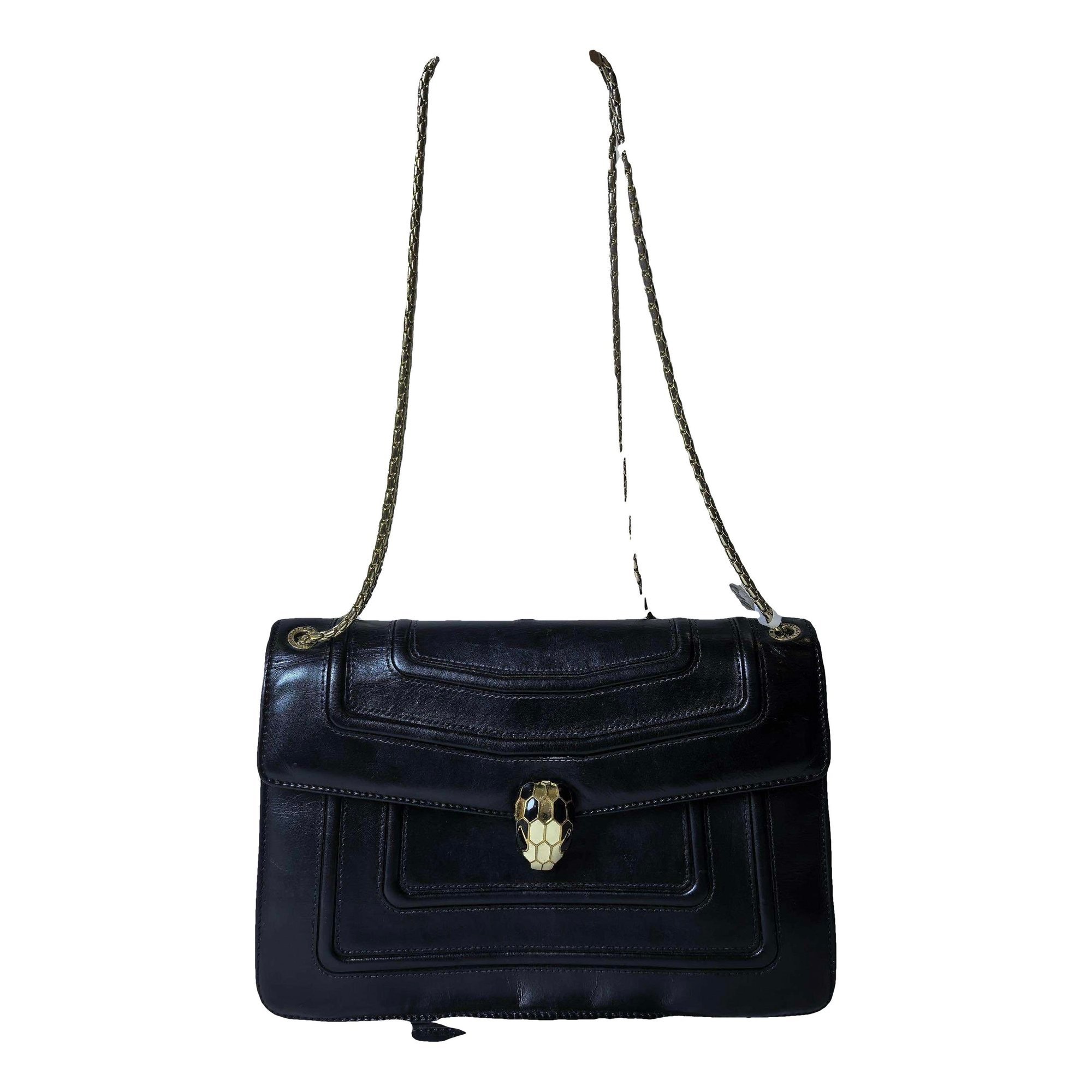 Serpenti leather handbag
