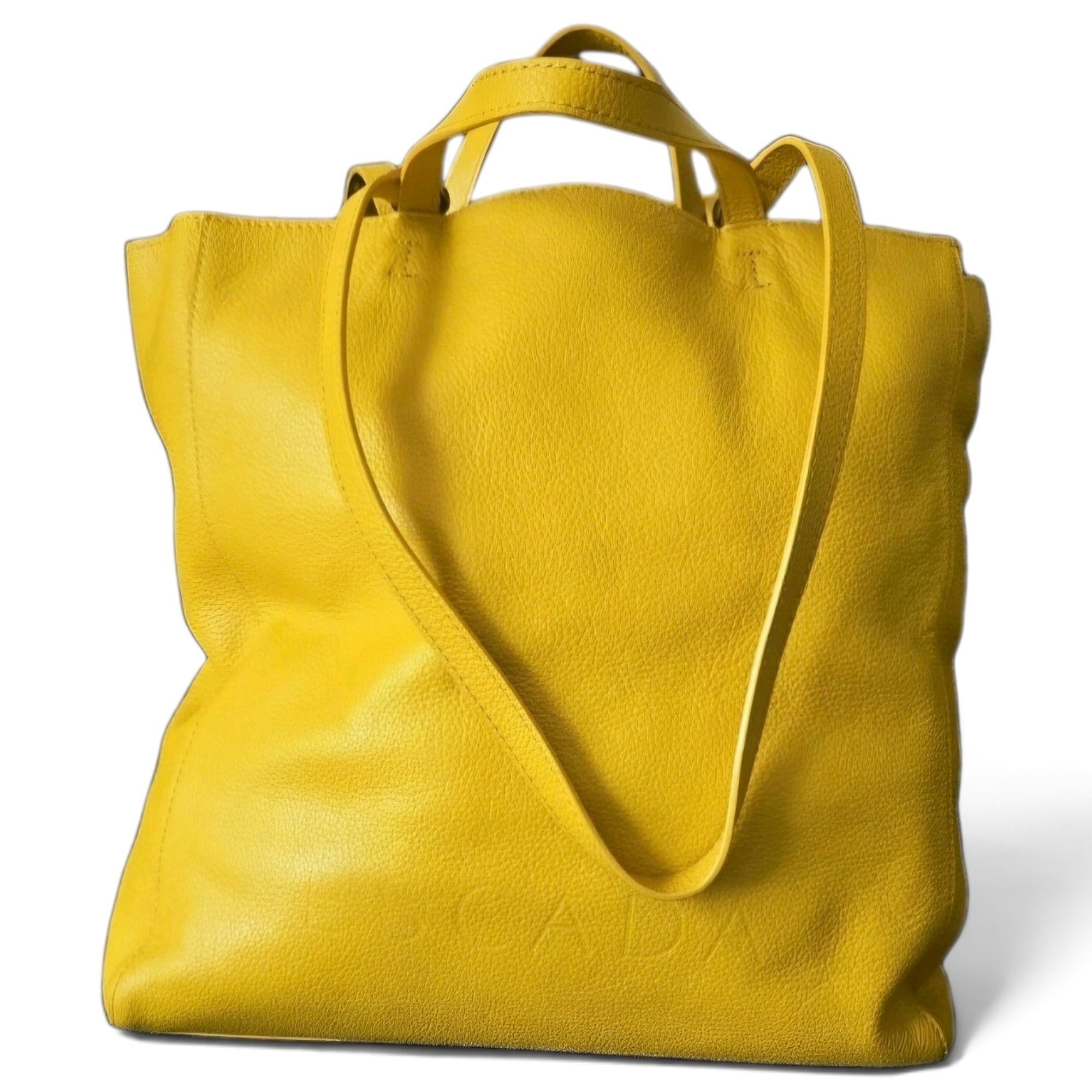 Leather tote