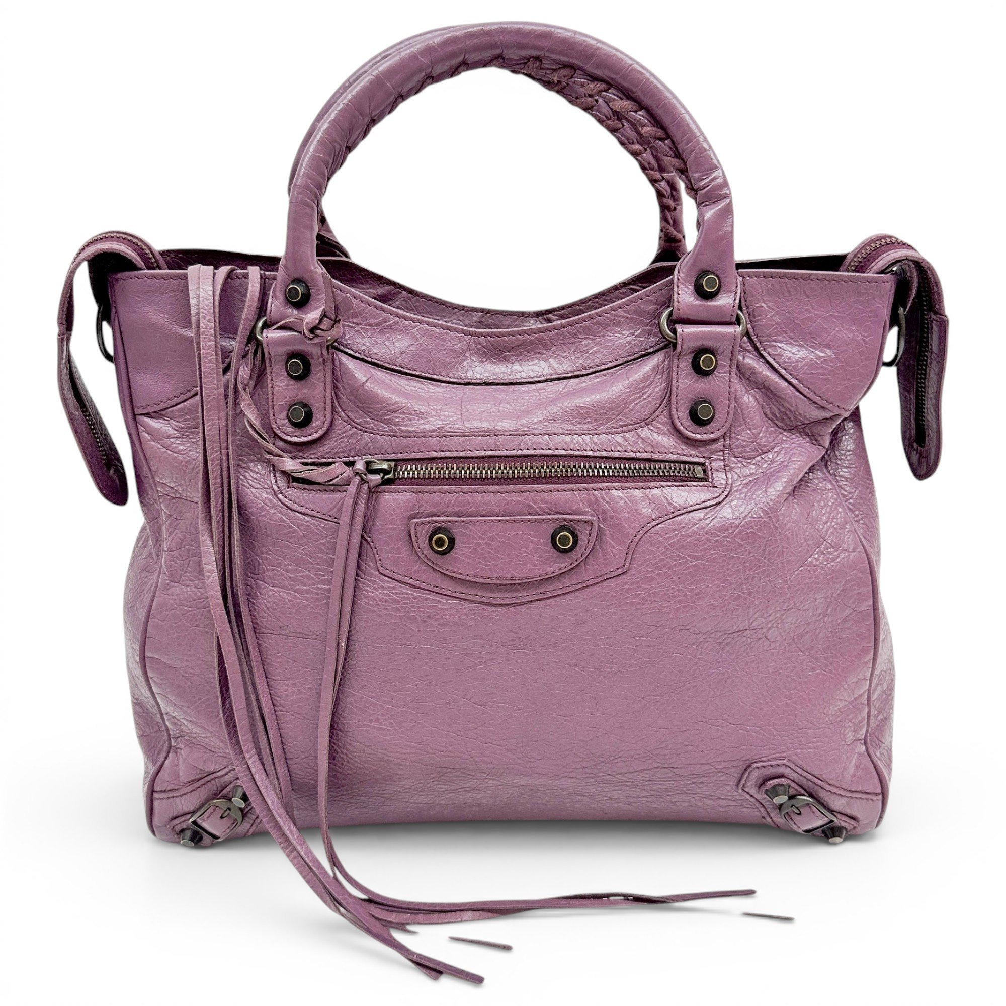 Vélo leather handbag