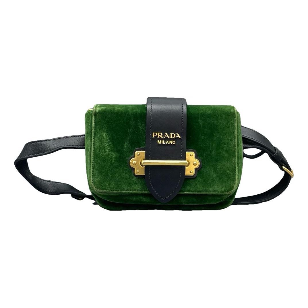 Velvet handbag