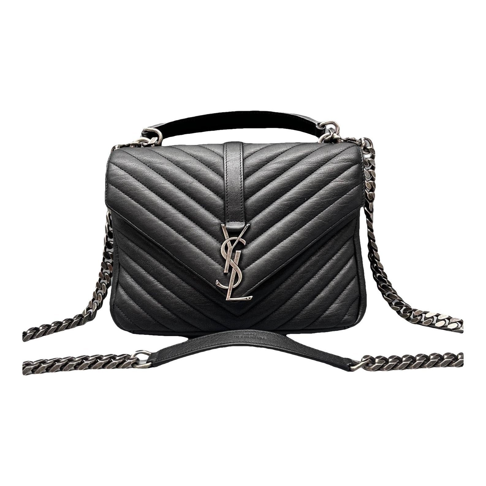Collége monogramme leather handbag