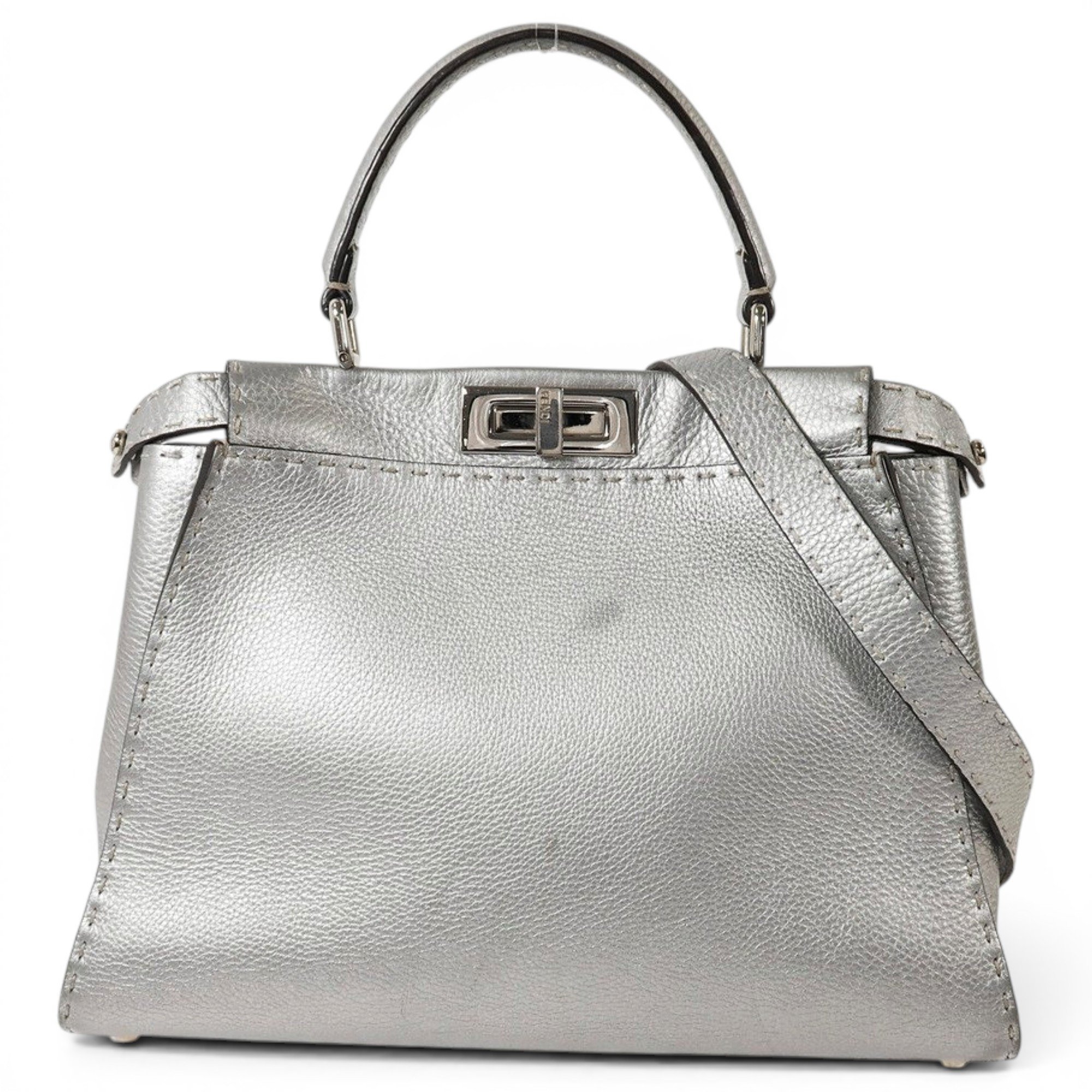 Peekaboo leather handbag
