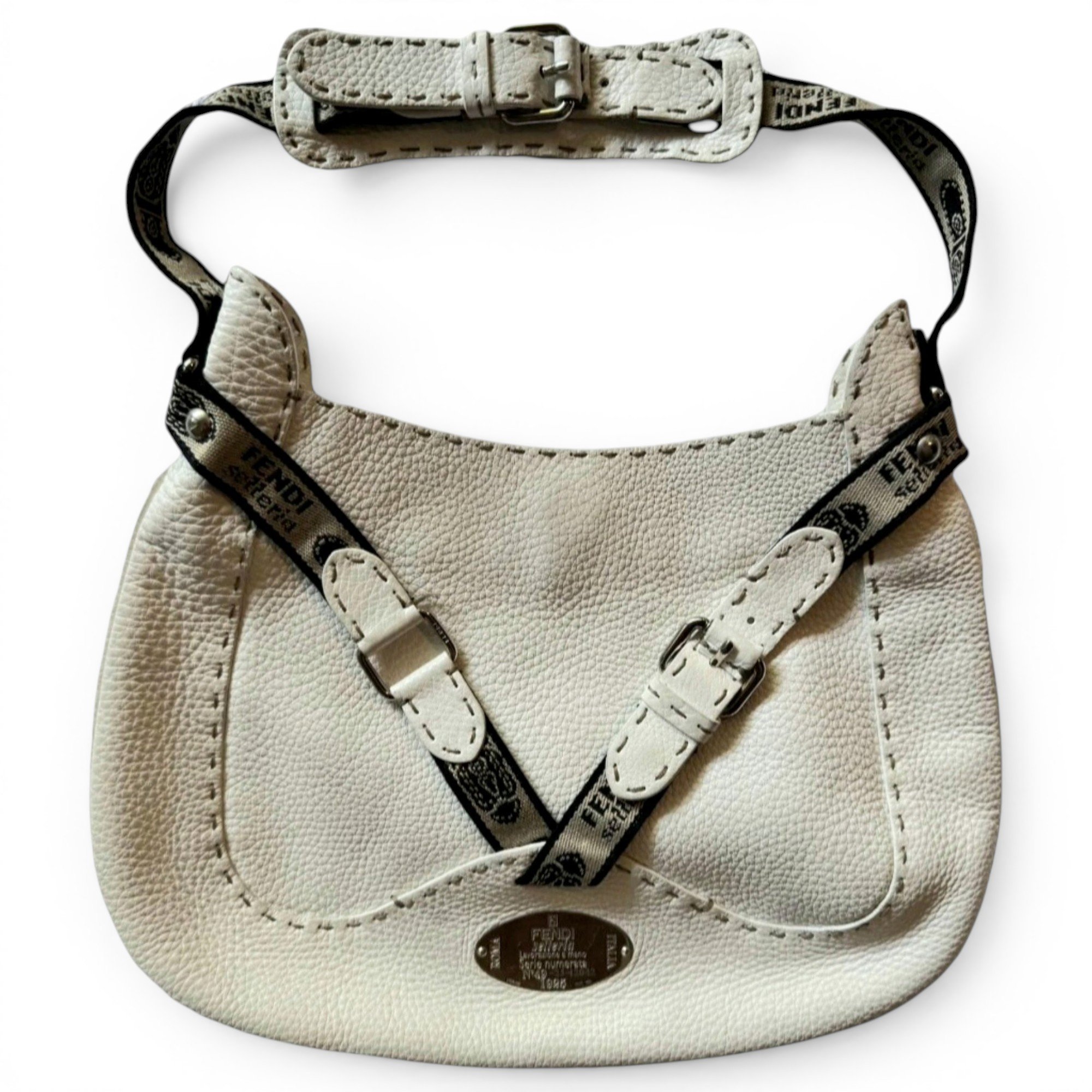 Croissant Vintage leather handbag