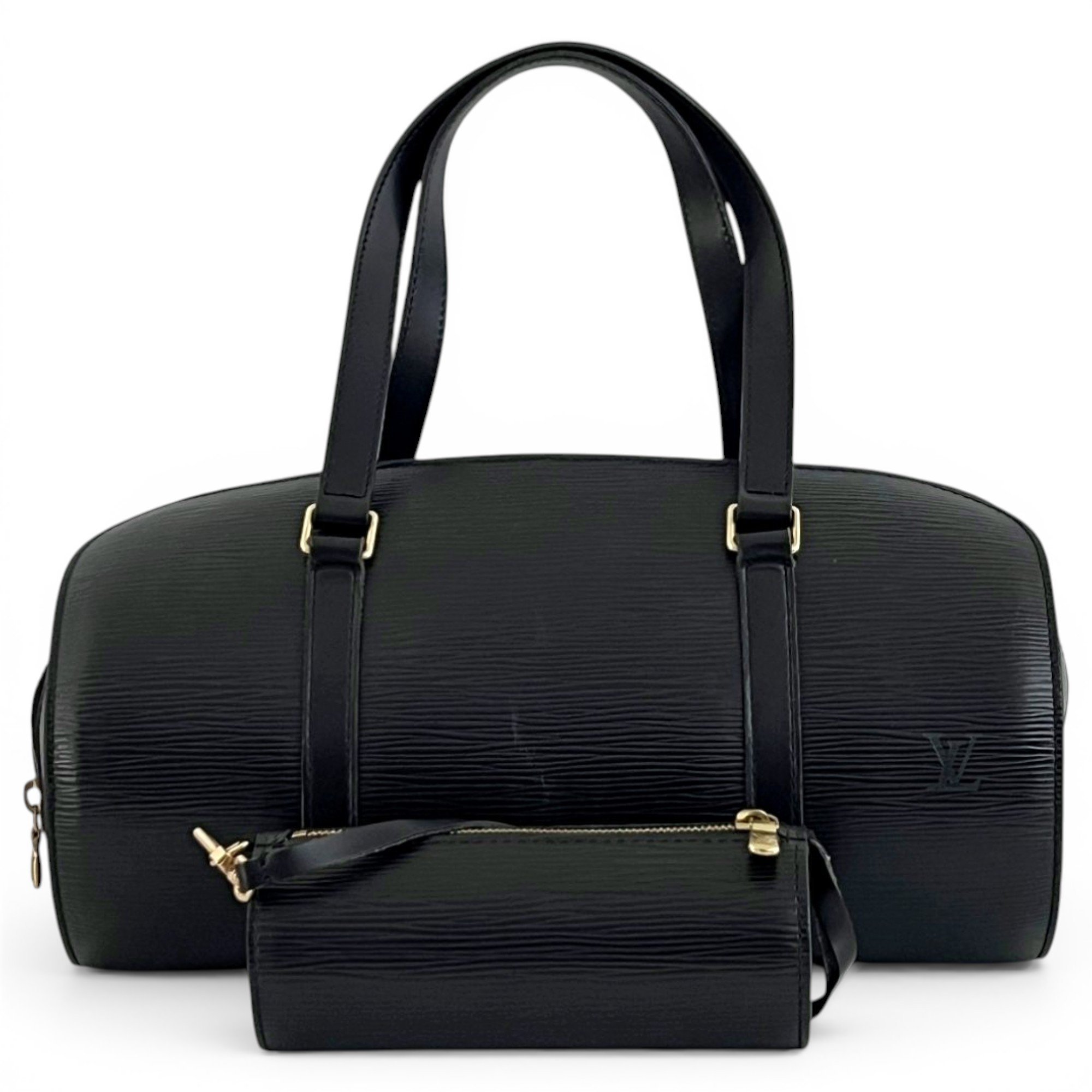 Soufflot Vintage leather handbag