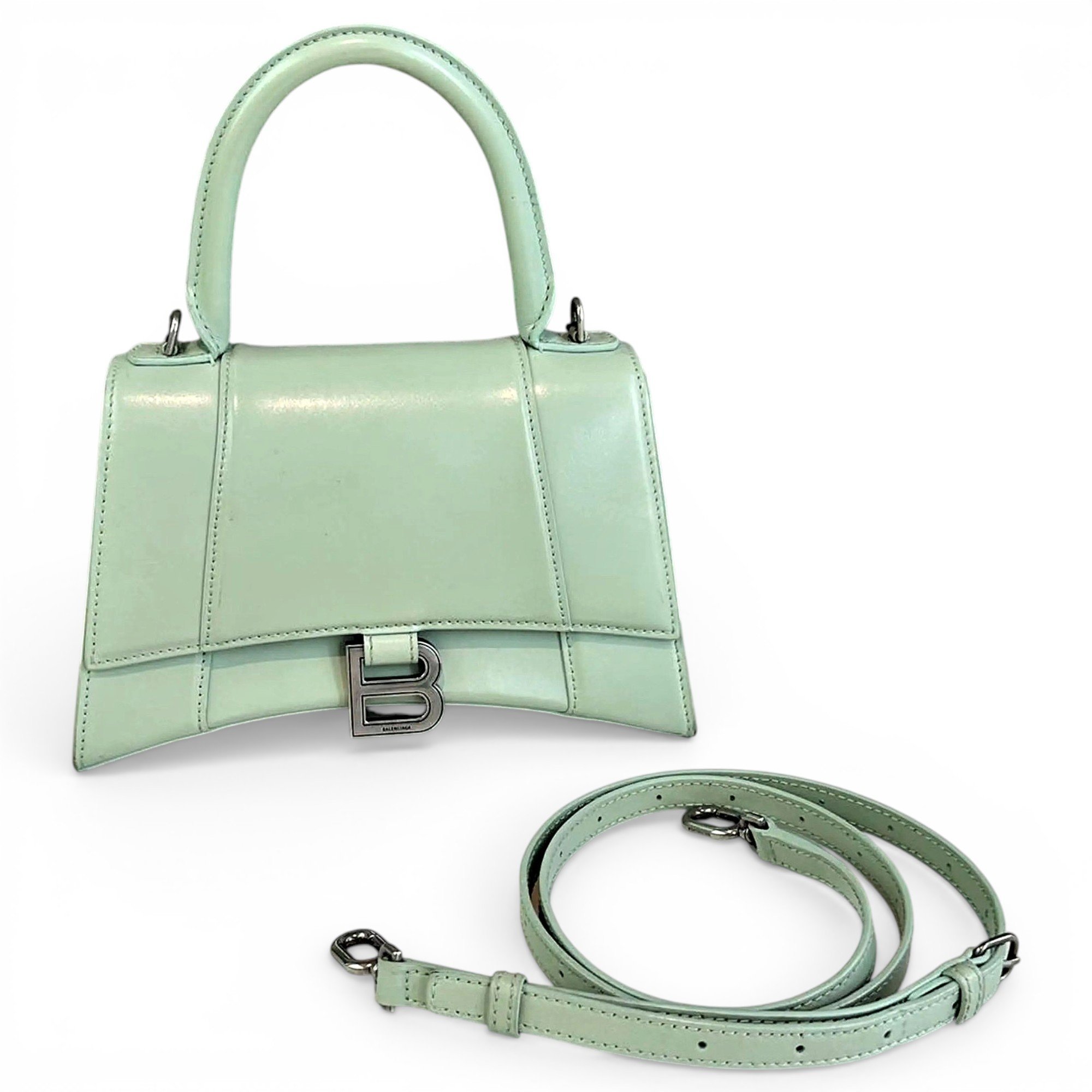 Balenciaga Hourglass leather crossbody bag