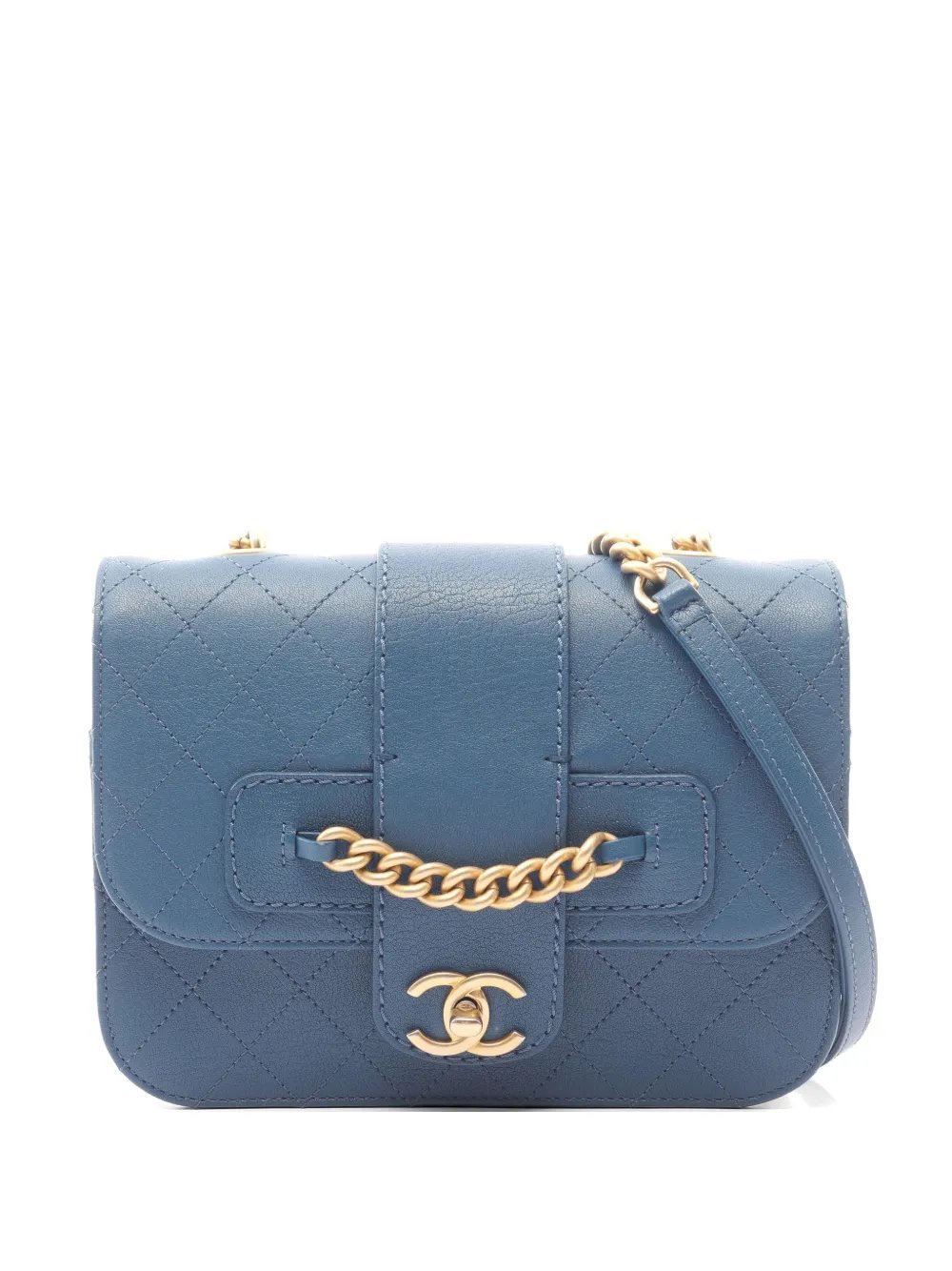 2017-2018 Chain Flap Matelassé Caviar leather shoulder bag