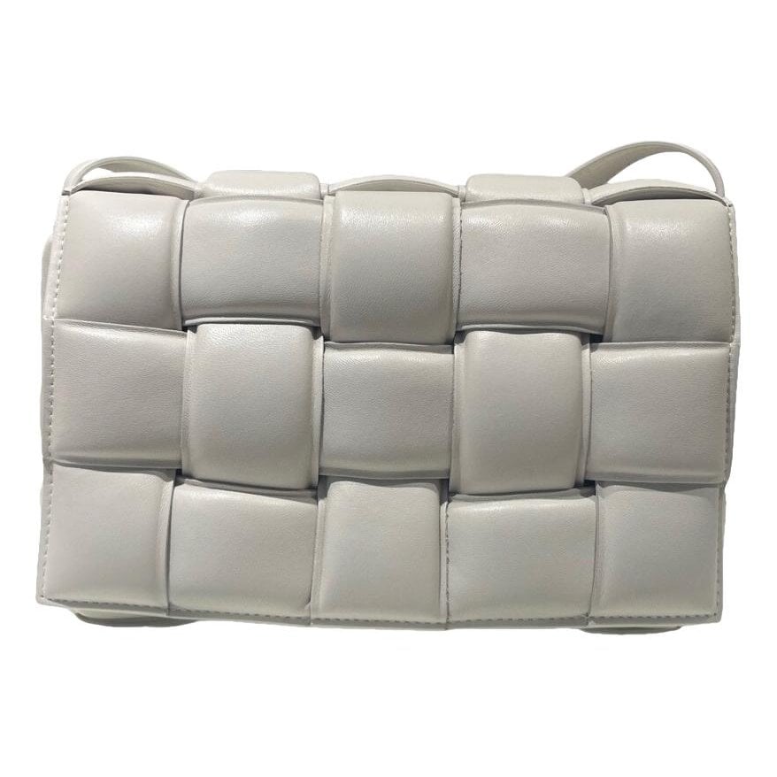 Cassette Padded leather handbag