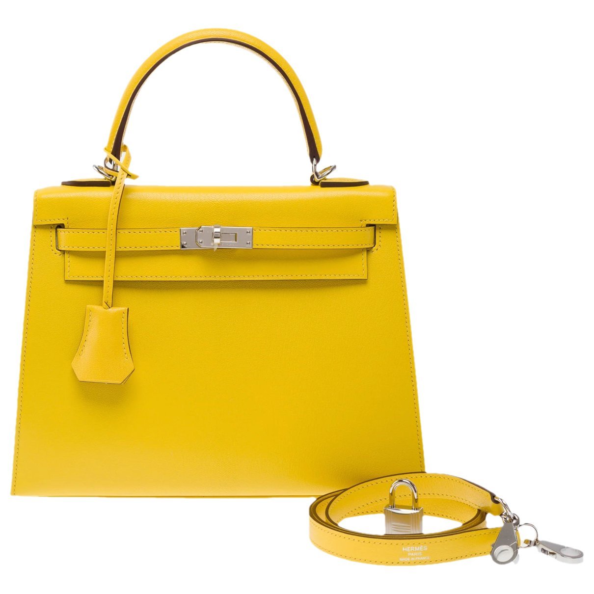 Kelly 25 leather handbag