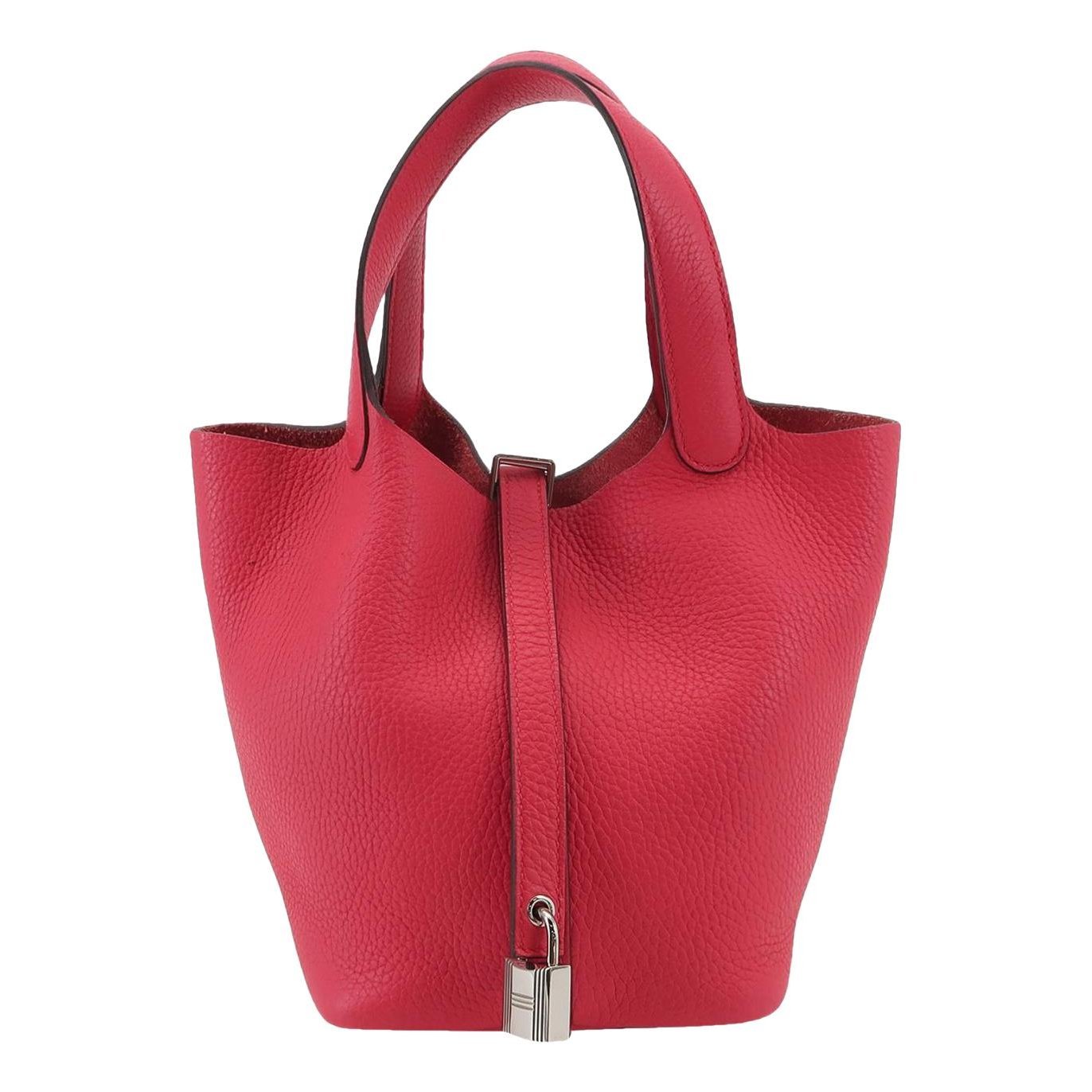 Picotin leather handbag
