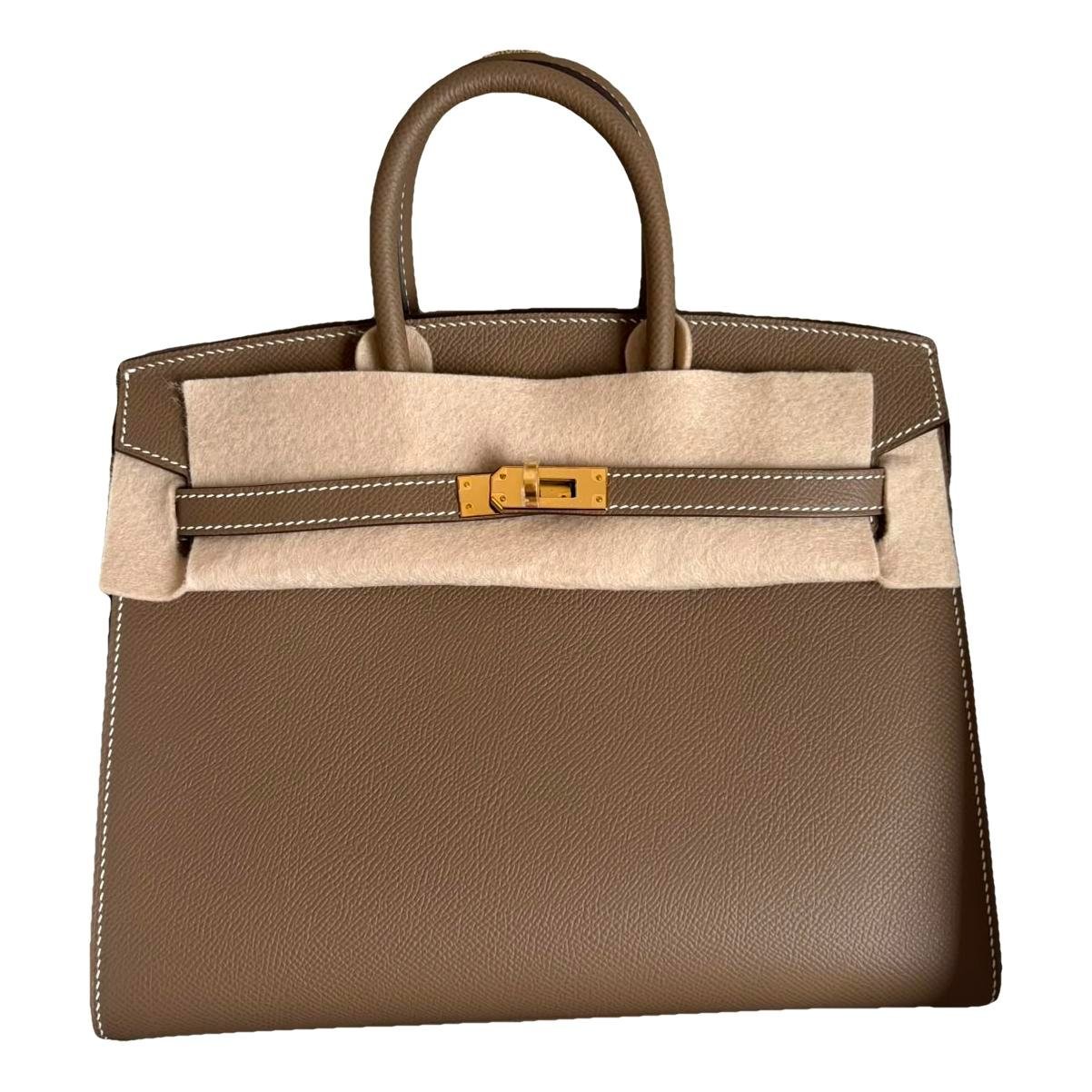 Birkin 25 leather handbag