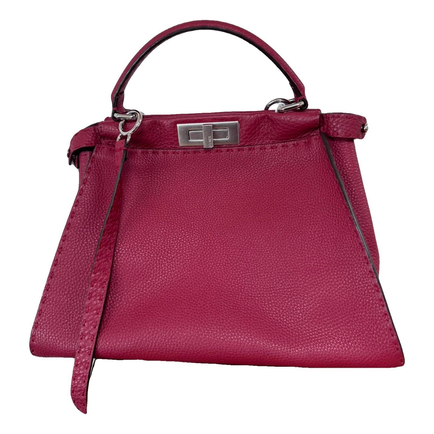 Peekaboo leather handbag