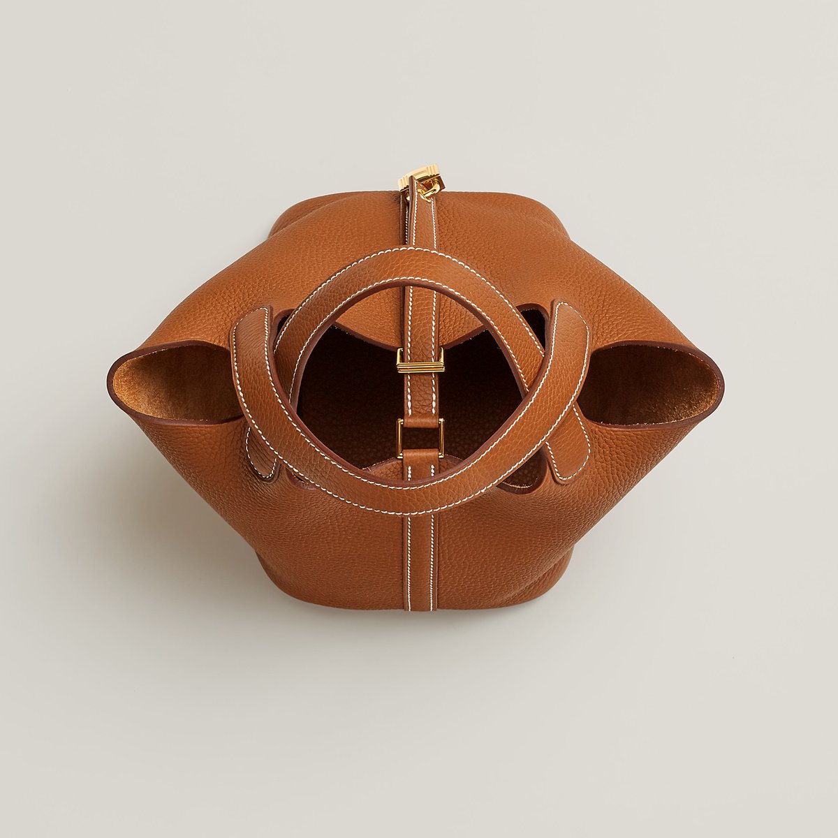 Gold Picotin Lock 18 Bag