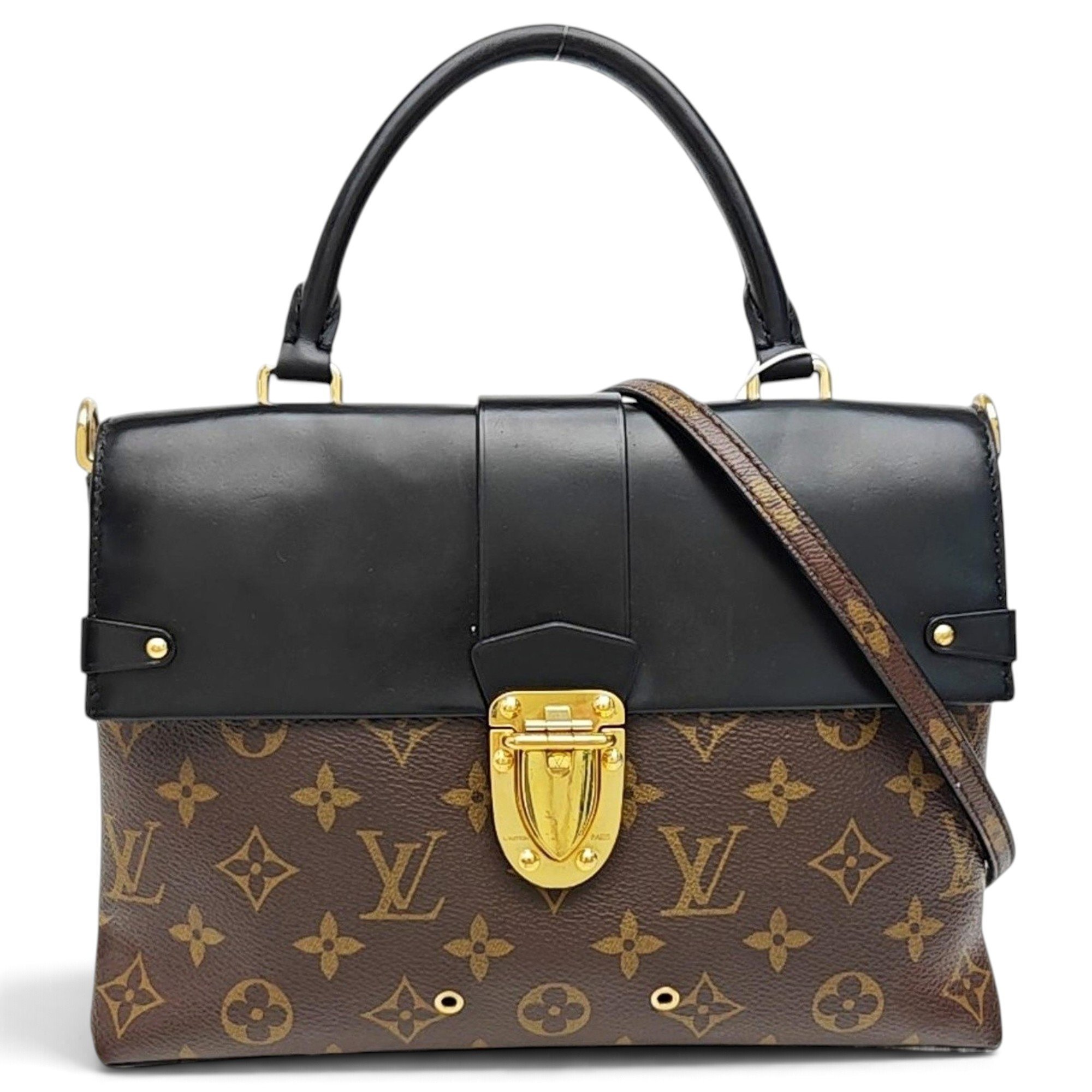 One Handle very leather handbag