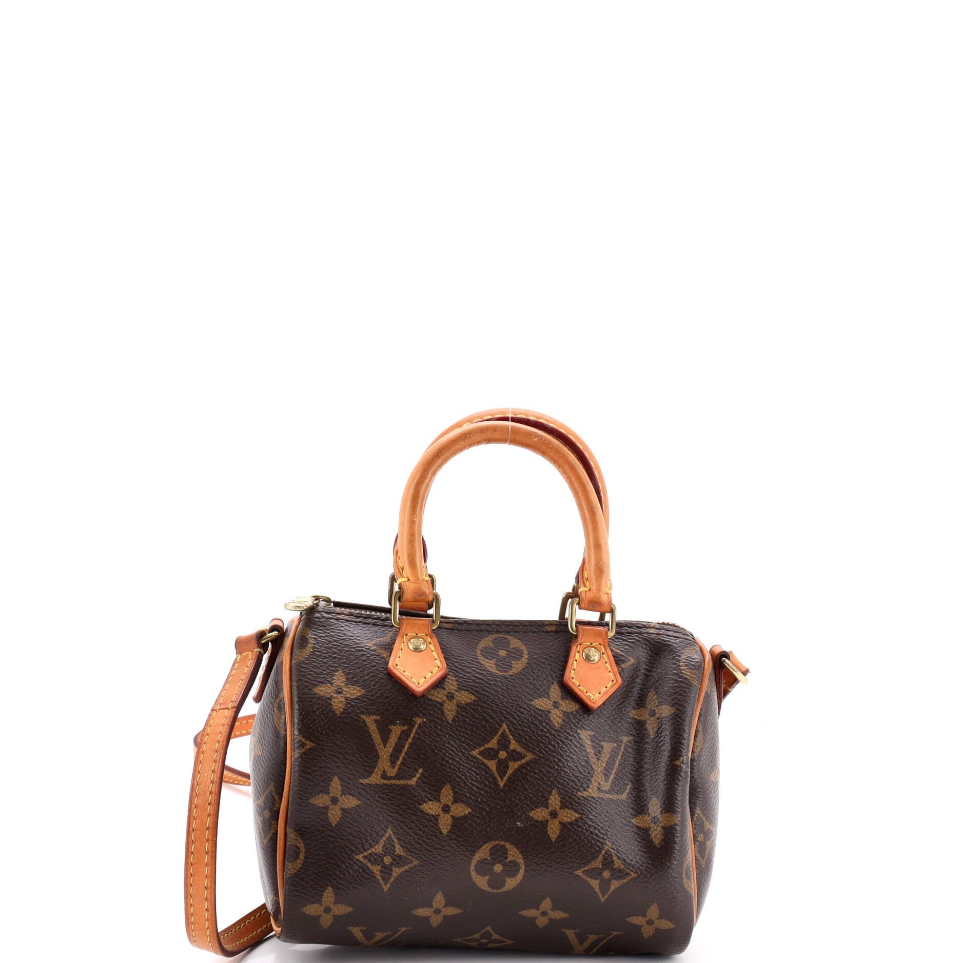 Speedy Bandouliere Bag Monogram Canvas Nano