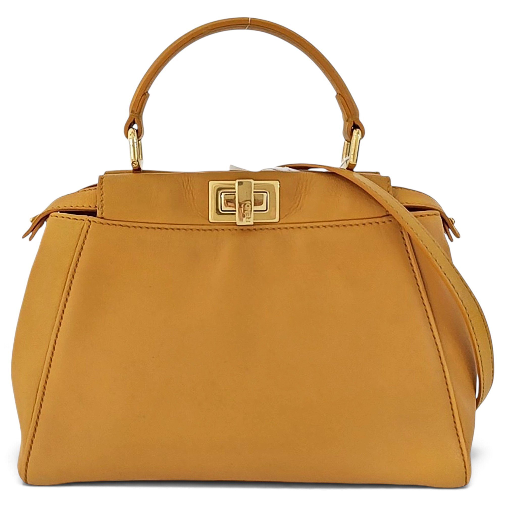 Peekaboo leather handbag