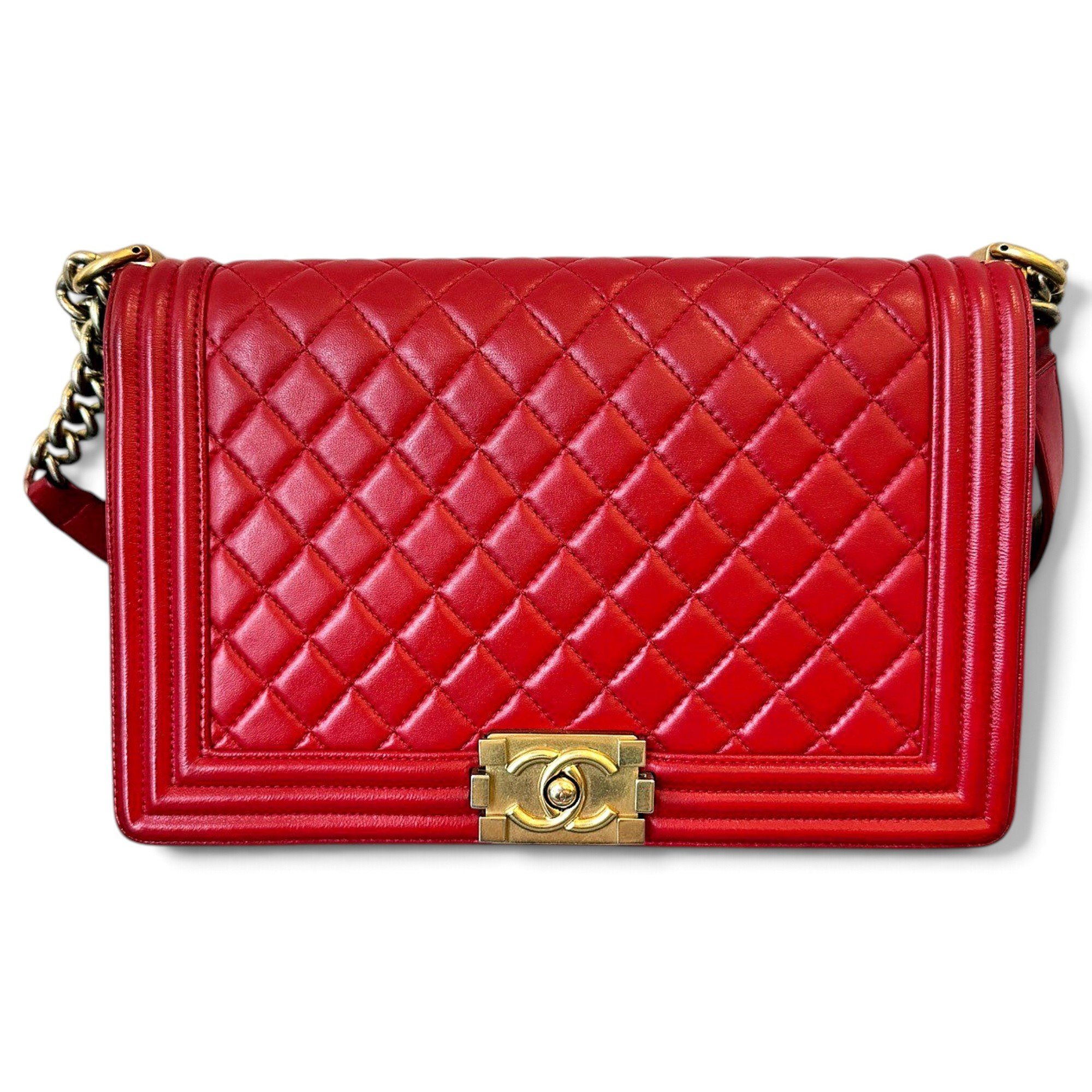 Boy leather crossbody bag