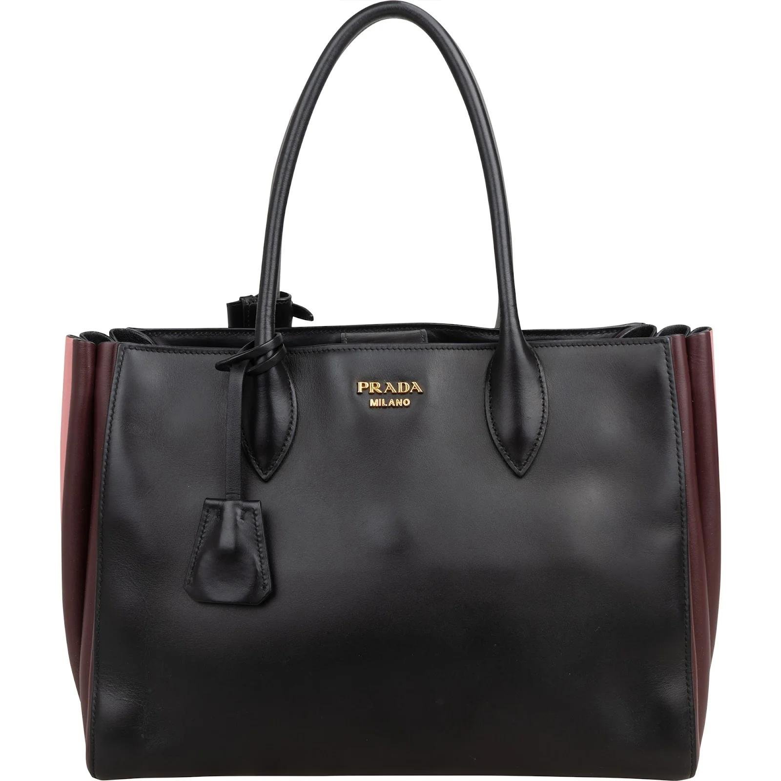 Bibliothèque leather handbag