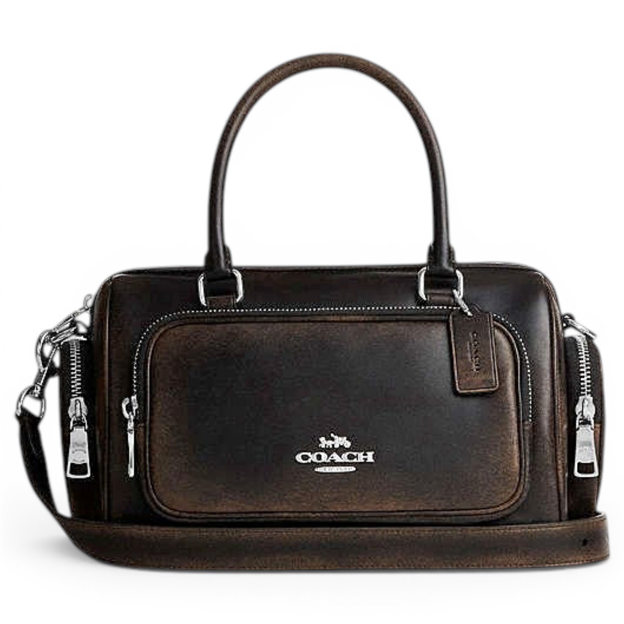 Leather satchel